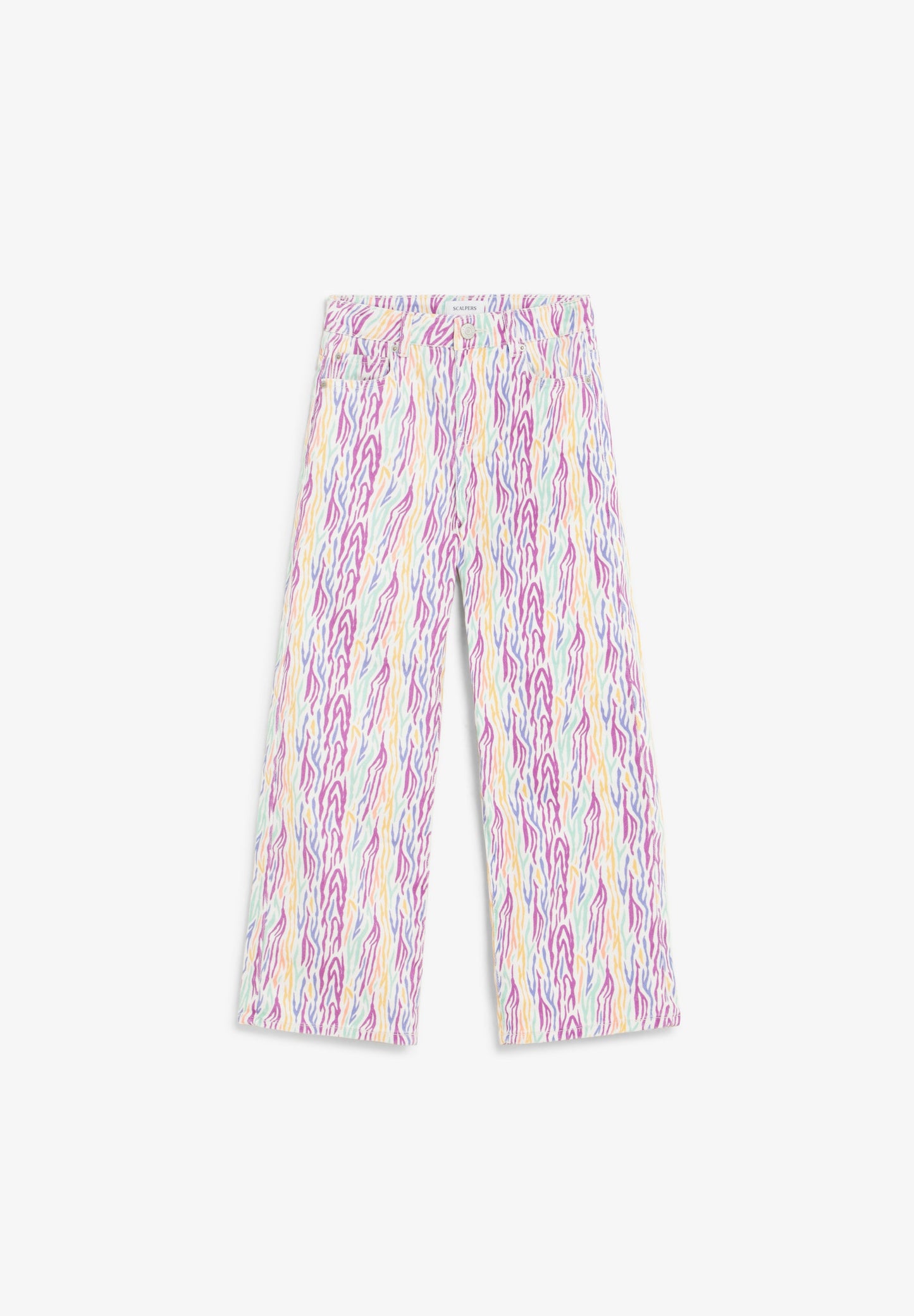 MULTICOLOUR WIDE LEG TROUSERS