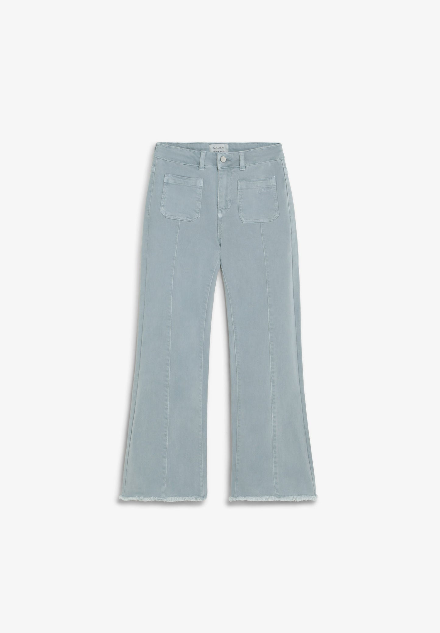 FLARED TROUSERS WITH SEAMS