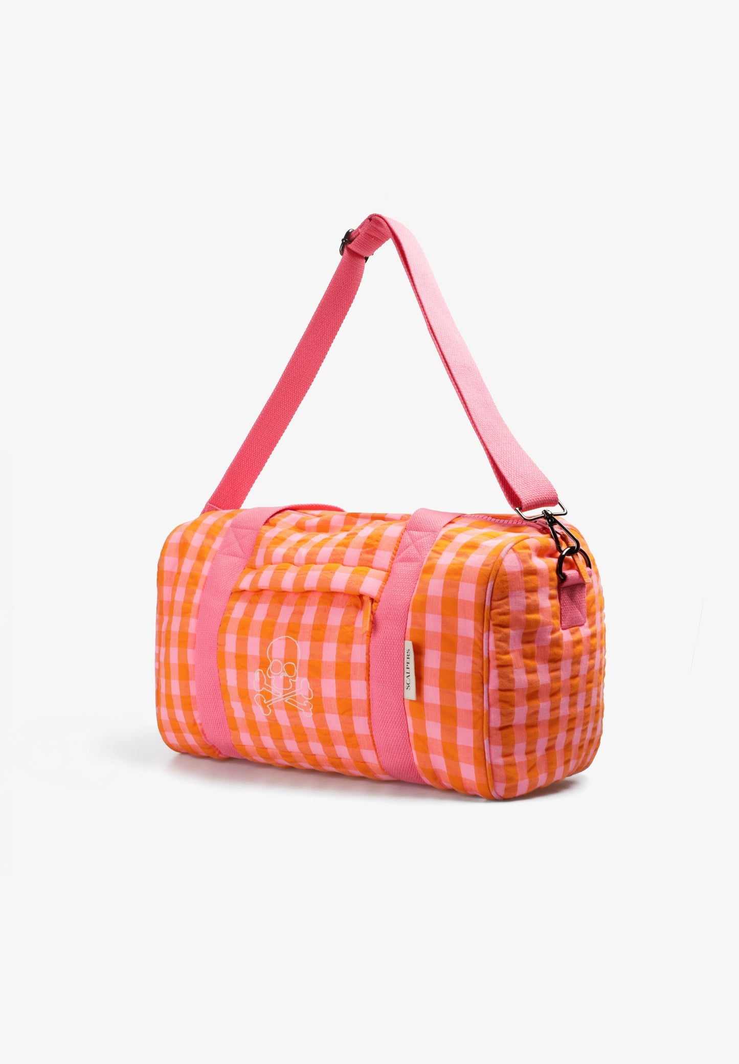 GINGHAM DUFFLE BAG