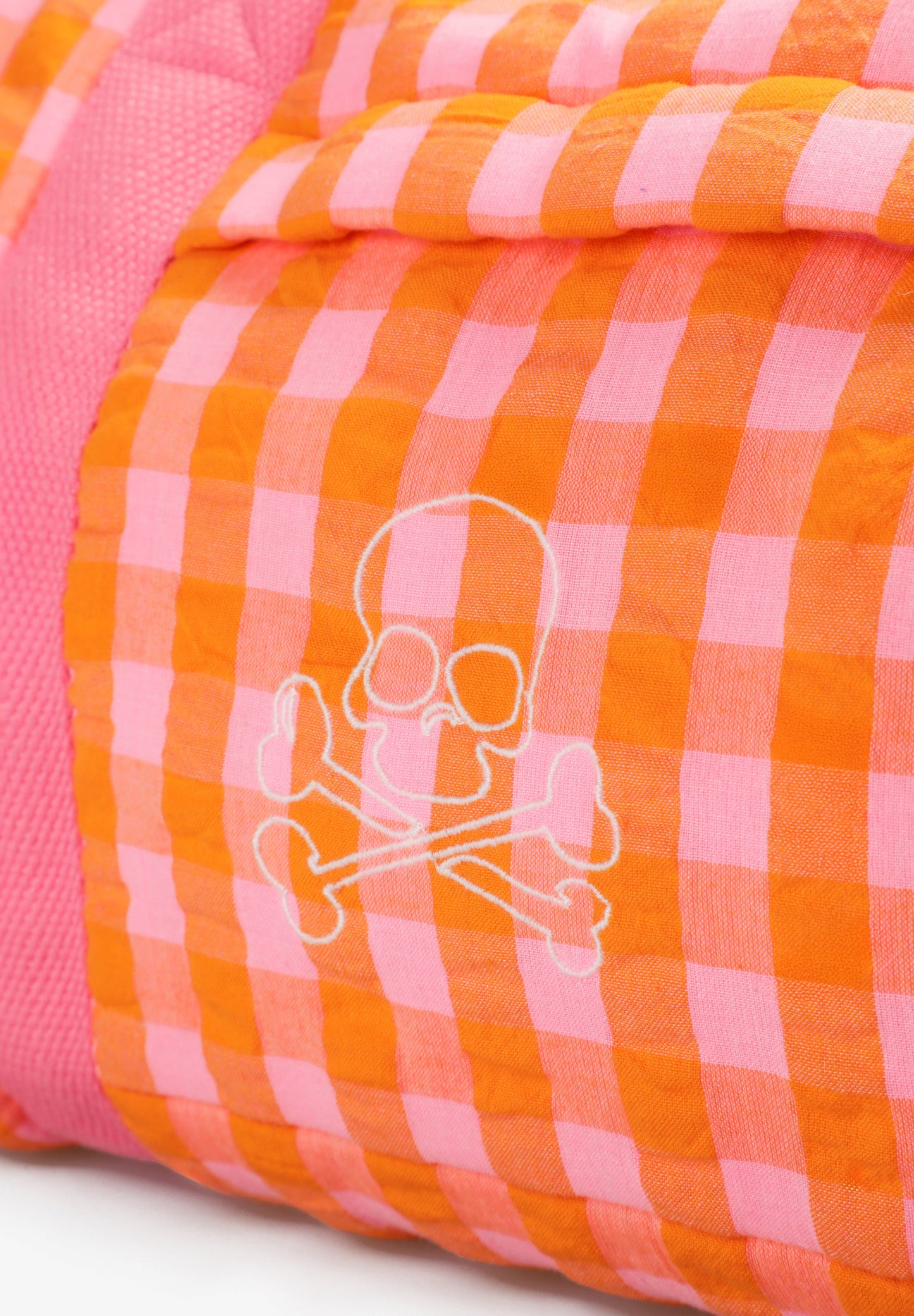 GINGHAM DUFFLE BAG