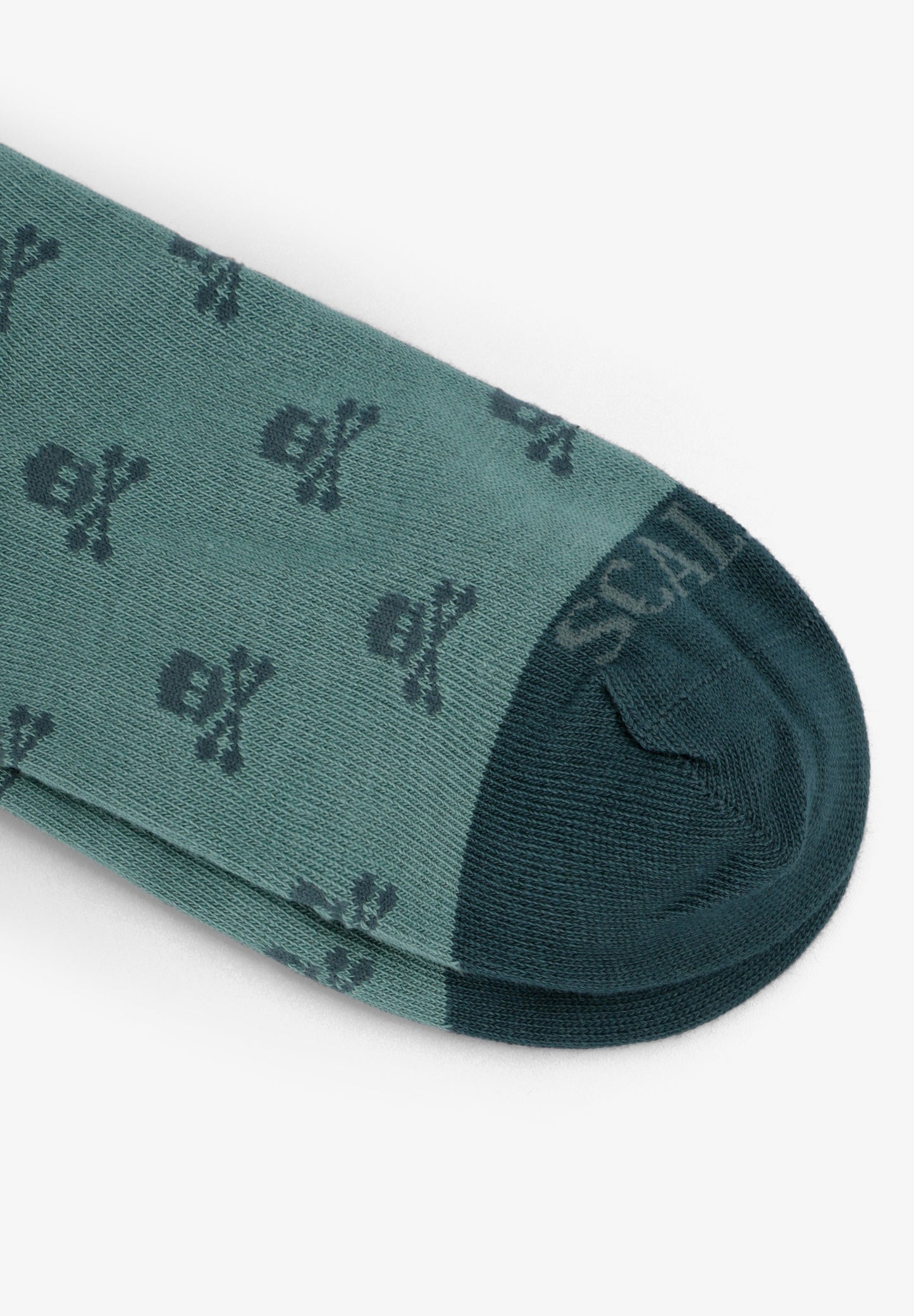 SKULL PRINT ANKLE SOCKS