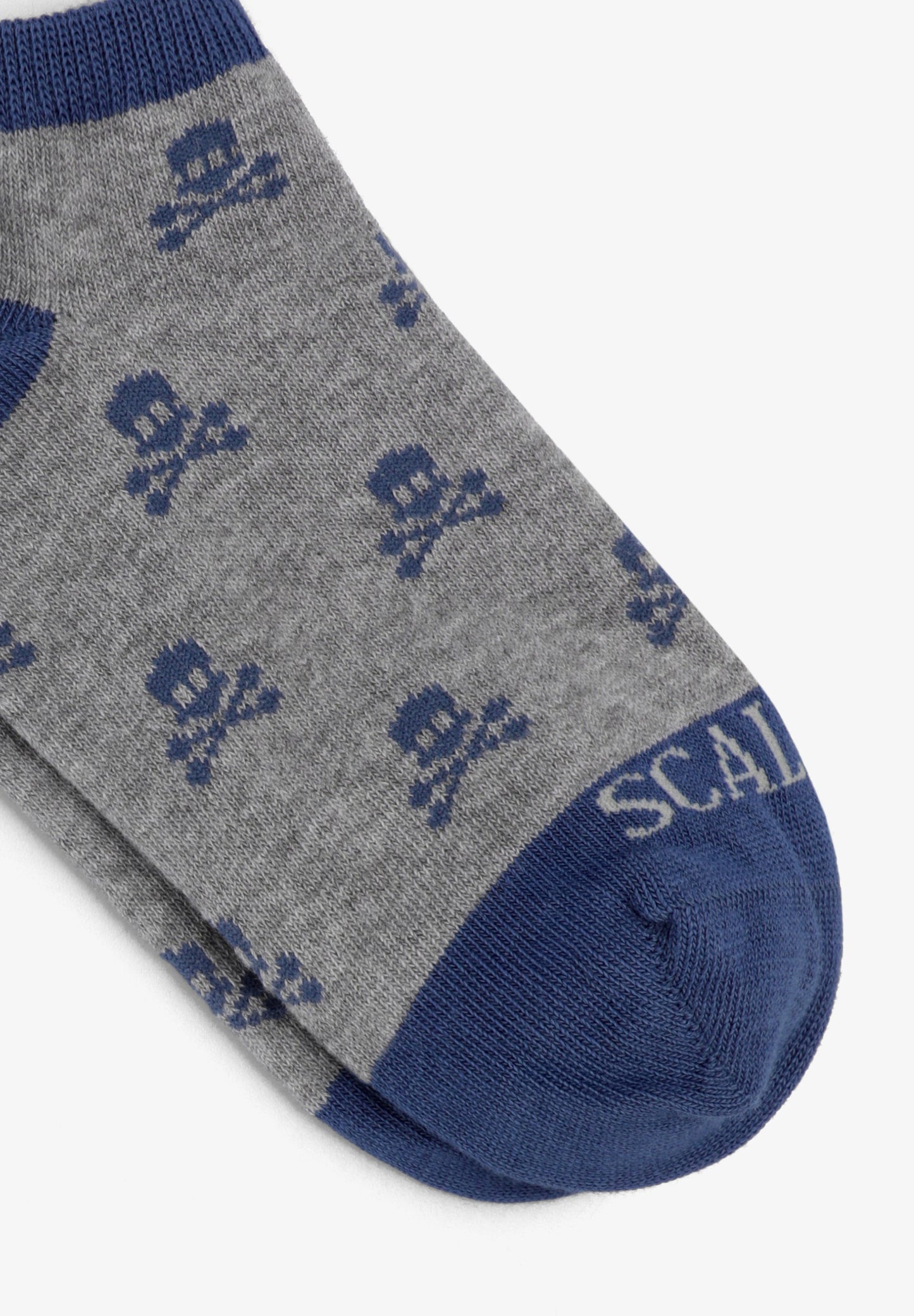 SKULL PRINT ANKLE SOCKS