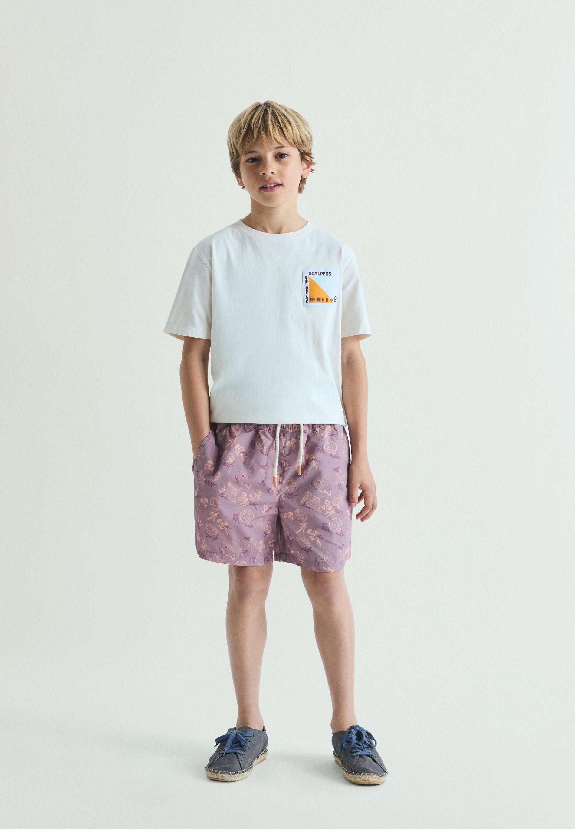 NAUTICAL SWIMMING TRUNKS