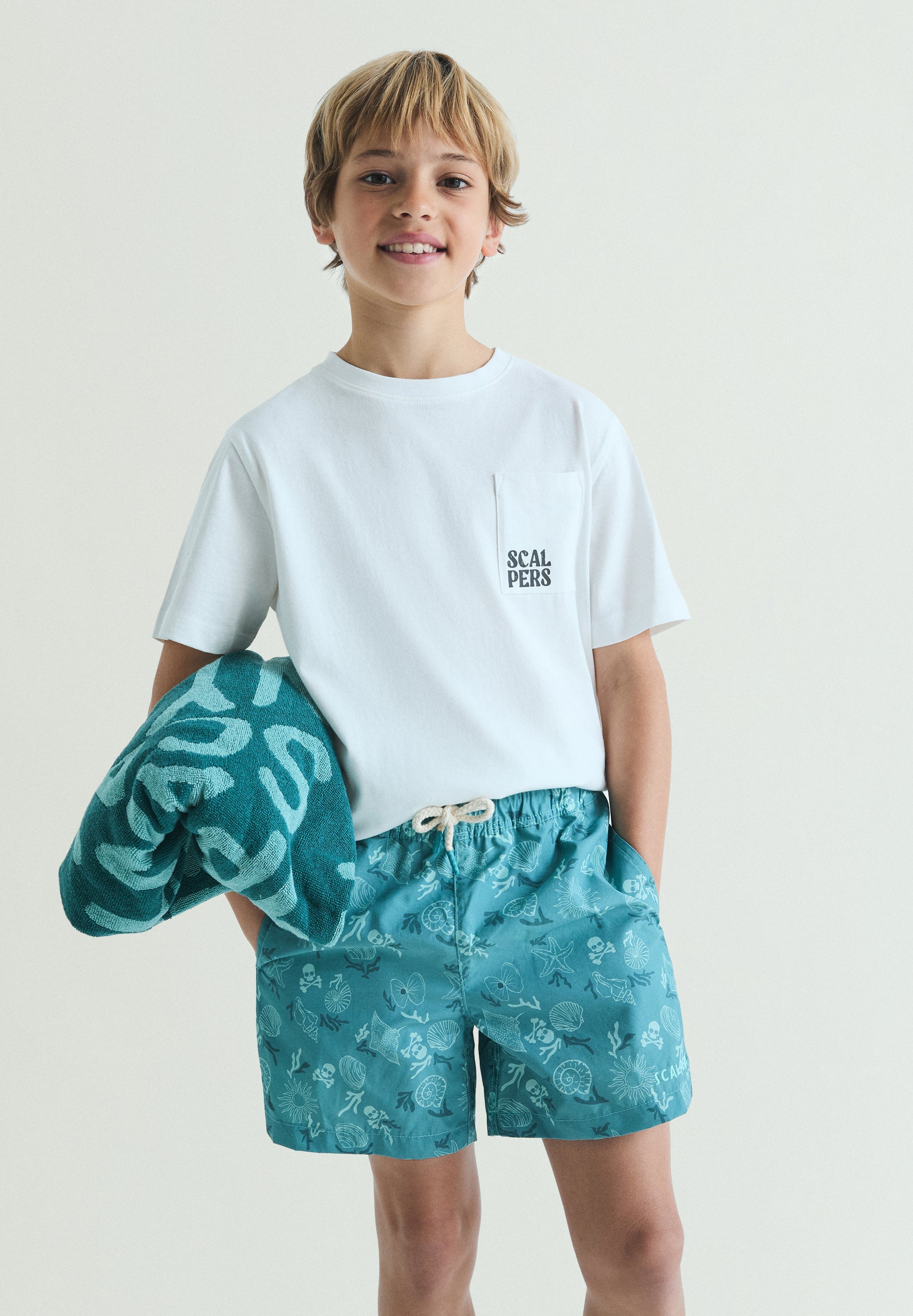 NAUTICAL SWIMMING TRUNKS