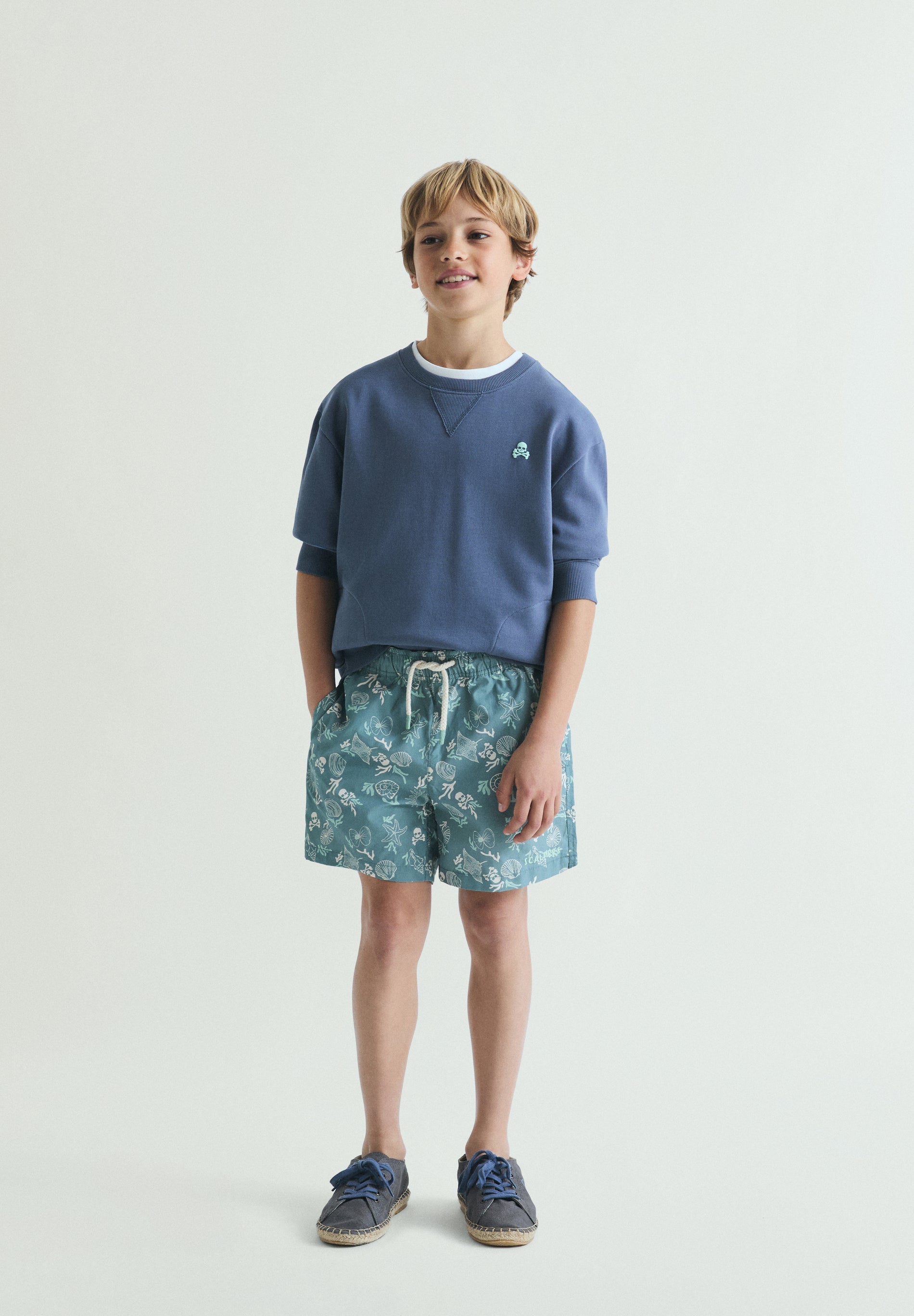 NAUTICAL SWIMMING TRUNKS