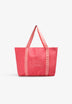 CONTRAST SKULL TOTE BAG