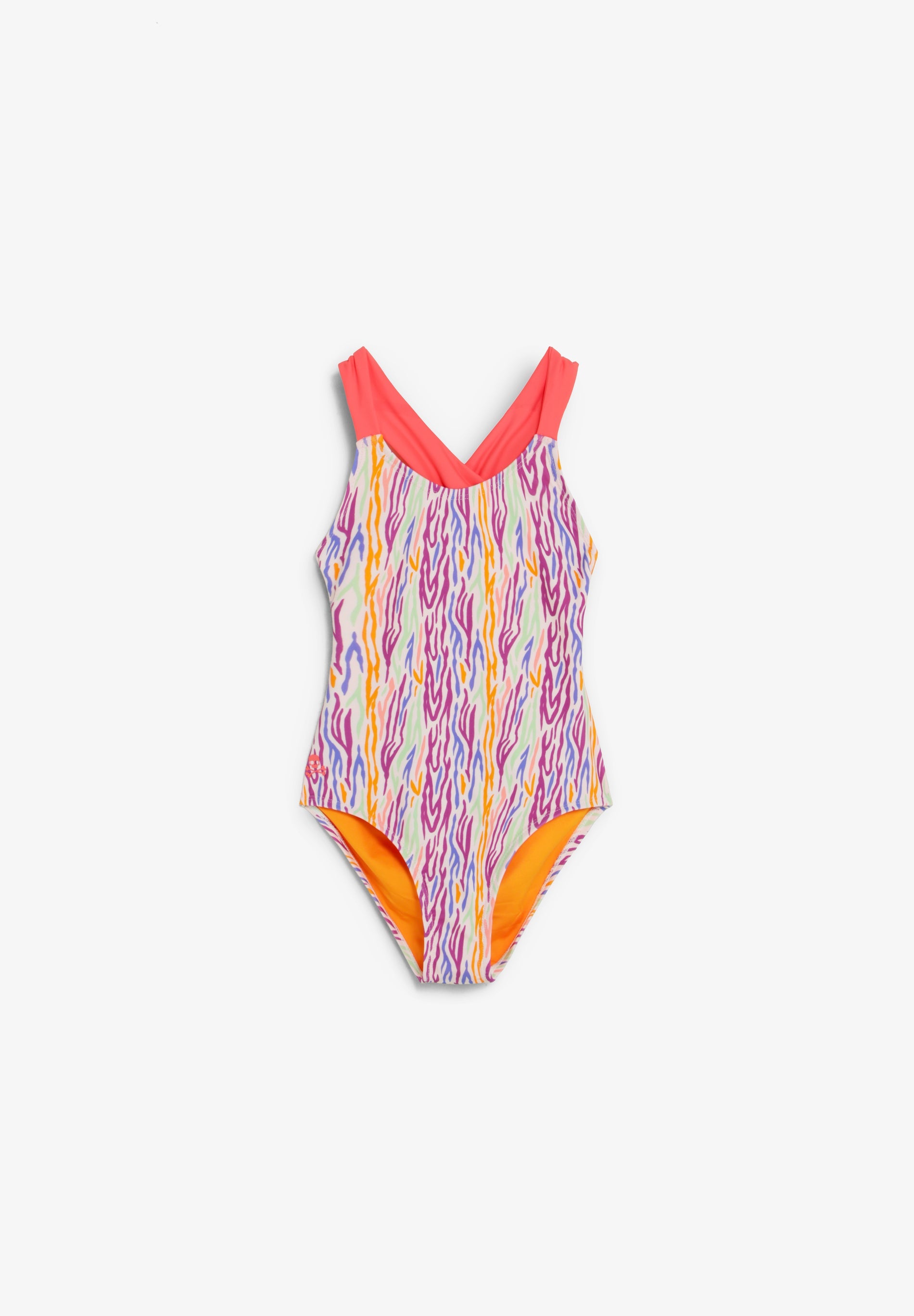 MULTICOLOURED PRINT SWIMSUIT