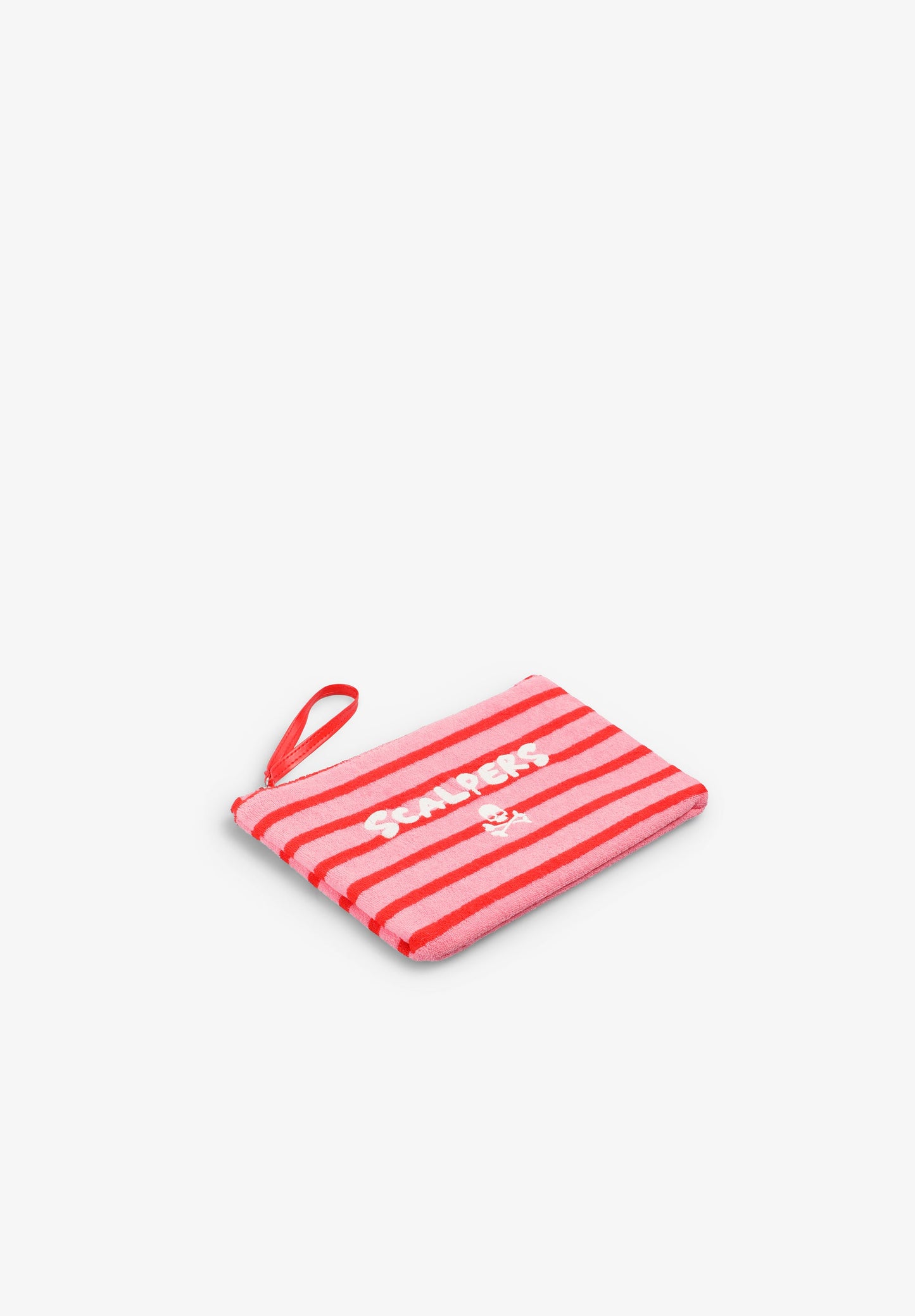 STRIPED TOWELLING TOILETRY BAG