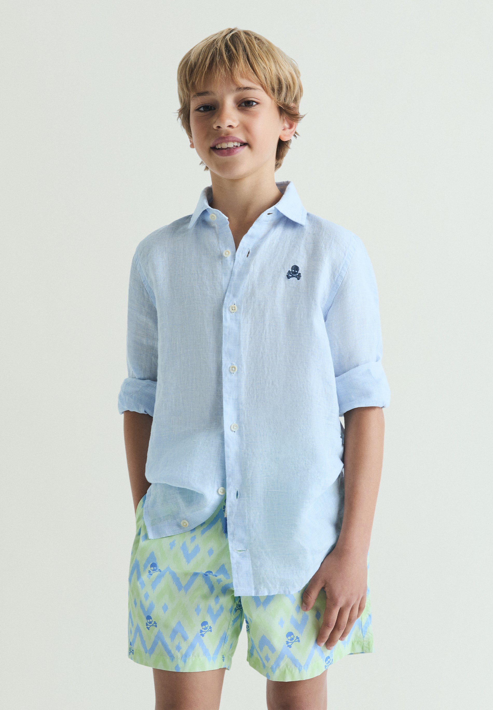 IKAT PRINT SWIMMING TRUNKS