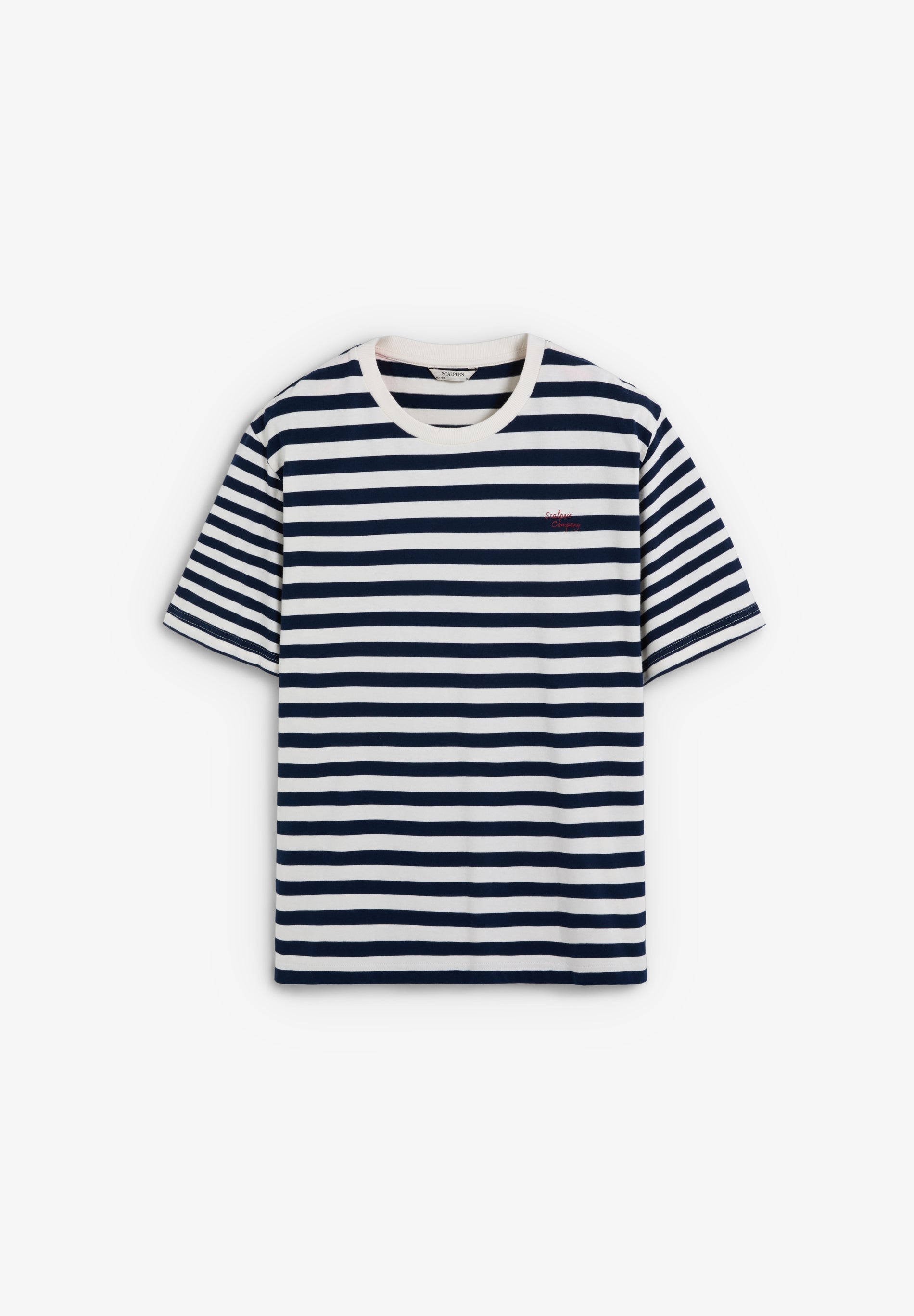 CONTRAST STRIPED T-SHIRT