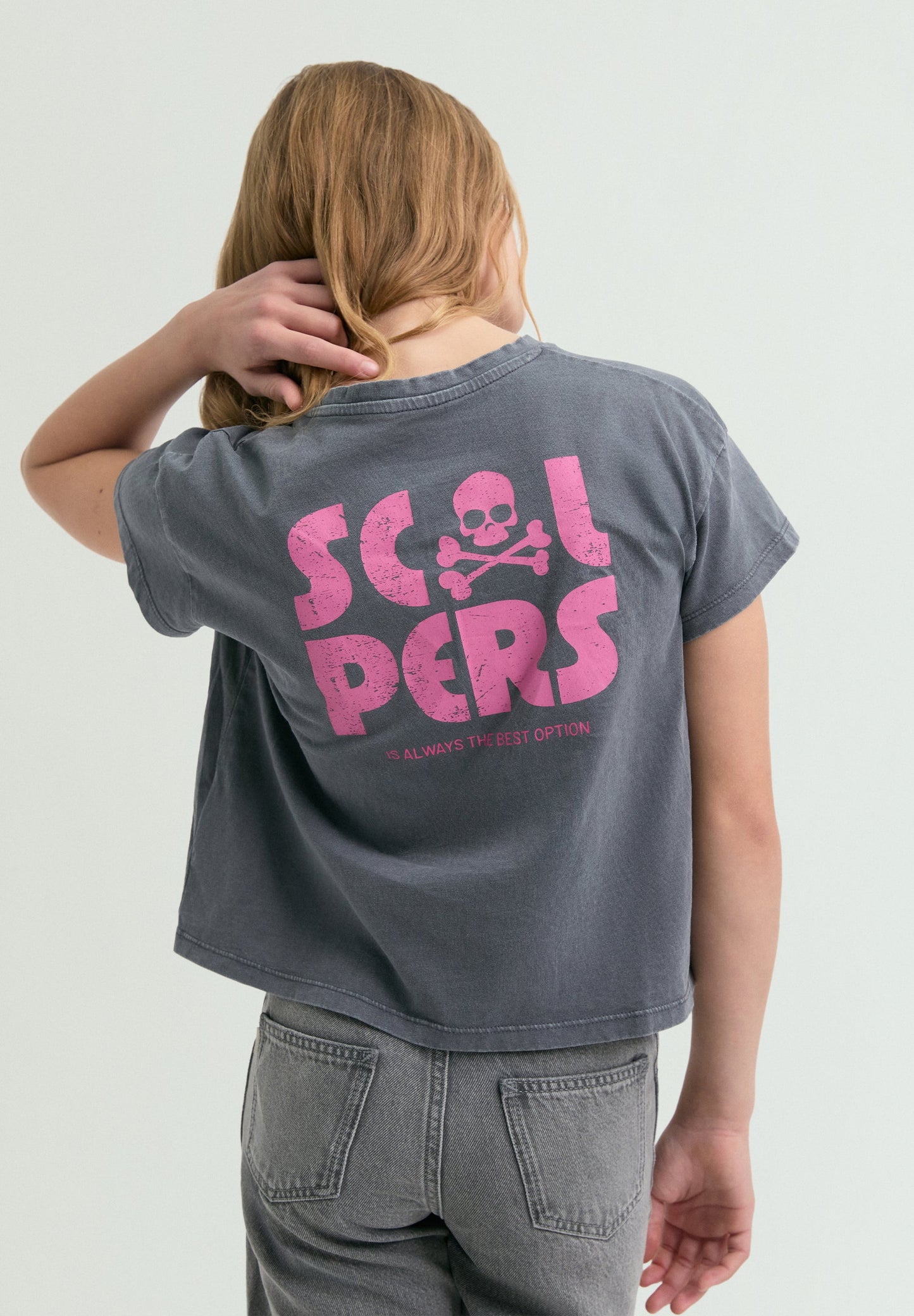 CONTRAST PRINT T-SHIRT