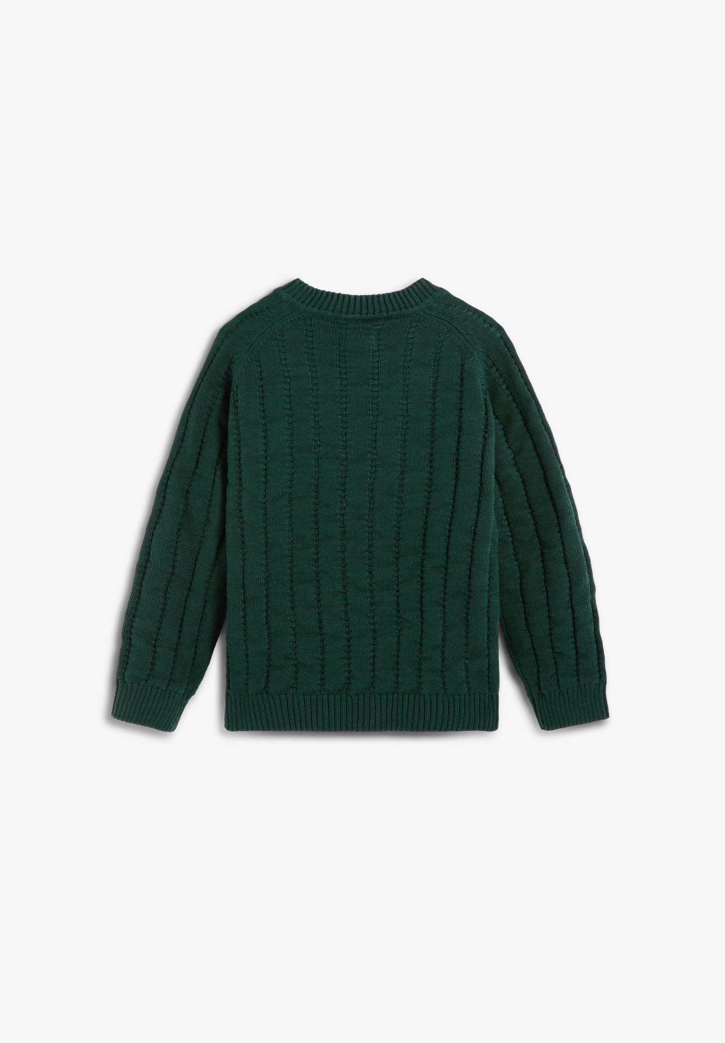 RAGLAN SLEEVE KNIT SWEATER