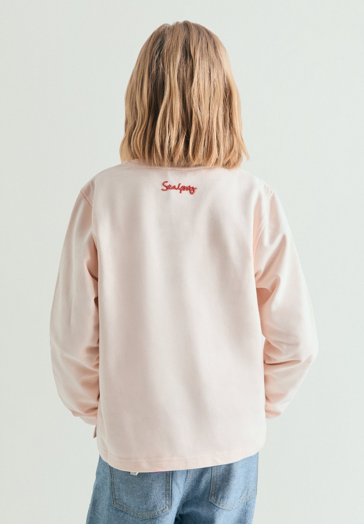 SWEATSHIRT WITH CONTRAST EMBROIDERY