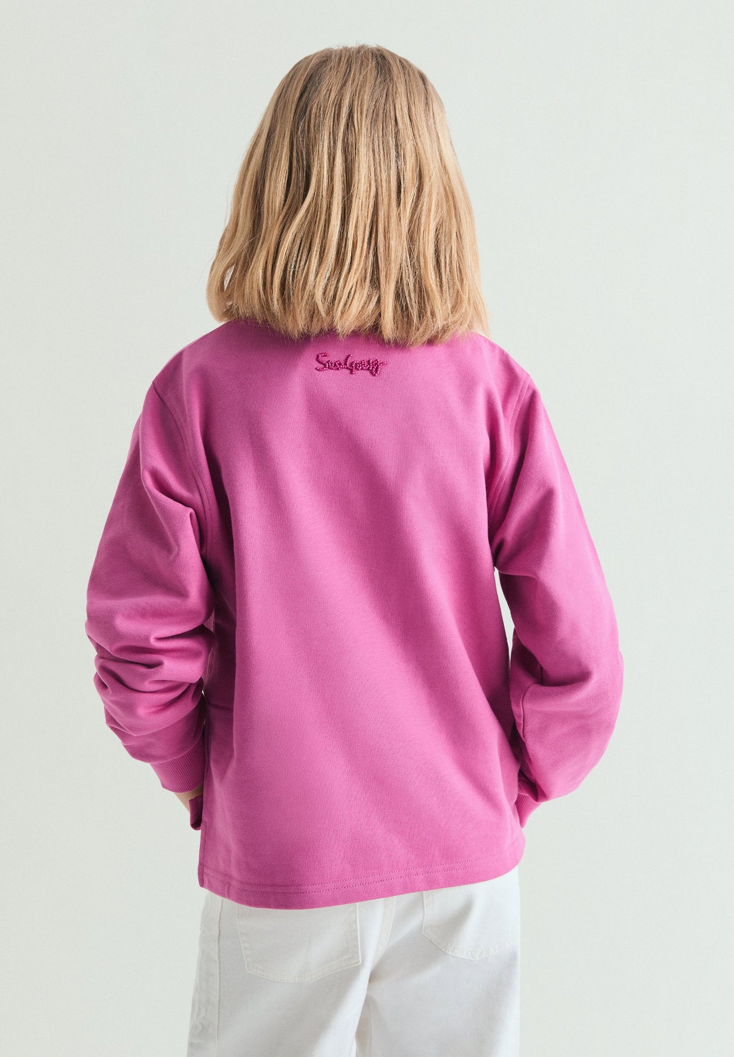 SWEATSHIRT WITH CONTRAST EMBROIDERY