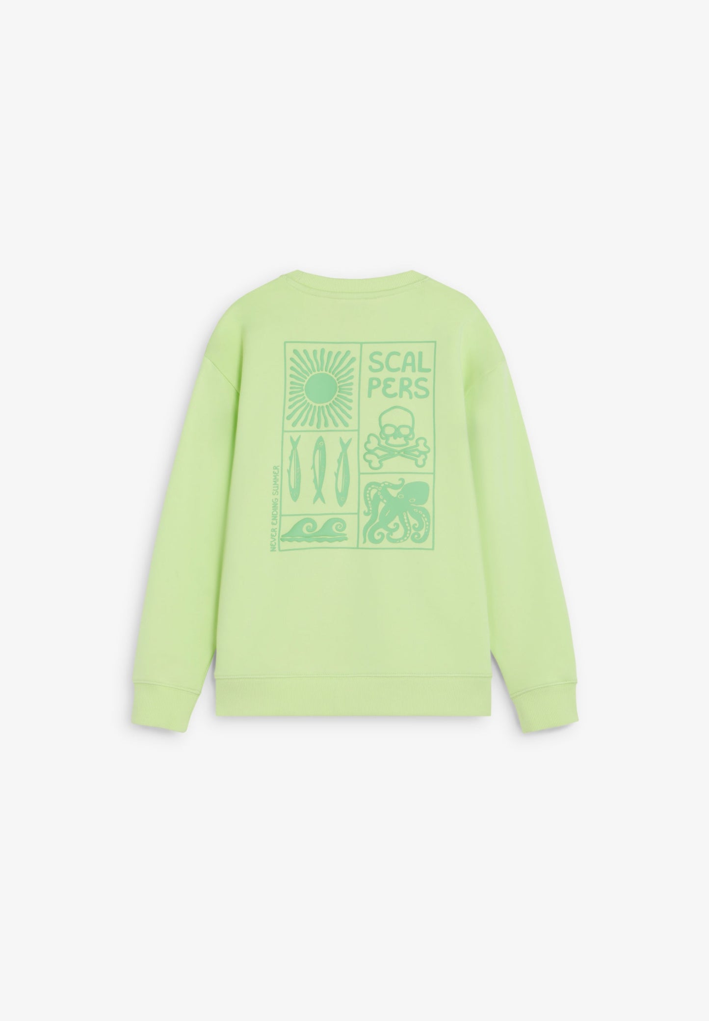 OCEAN PRINT SWEATSHIRT