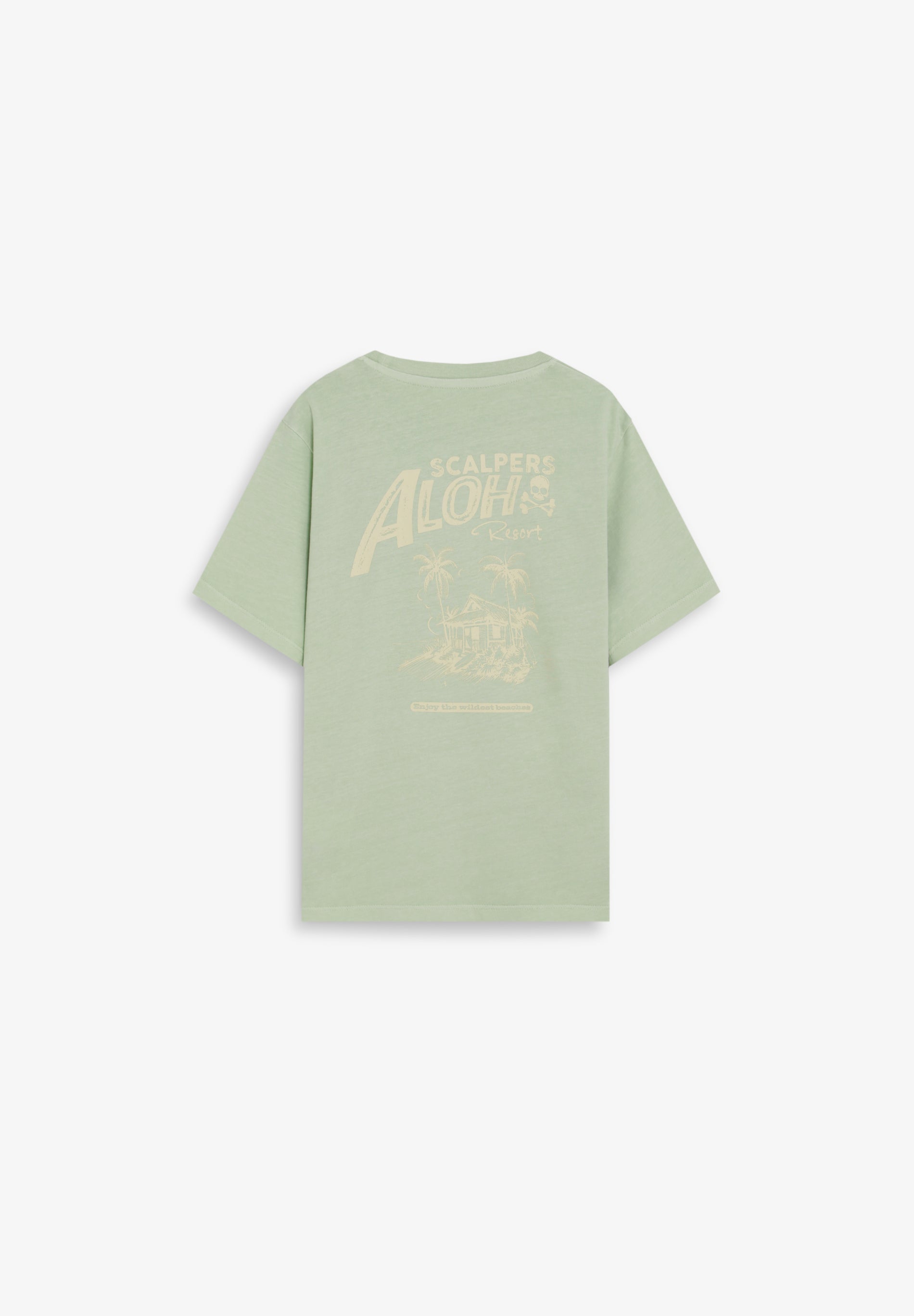 ALOHA PRINT T-SHIRT