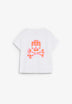 GINGHAM SKULL T-SHIRT
