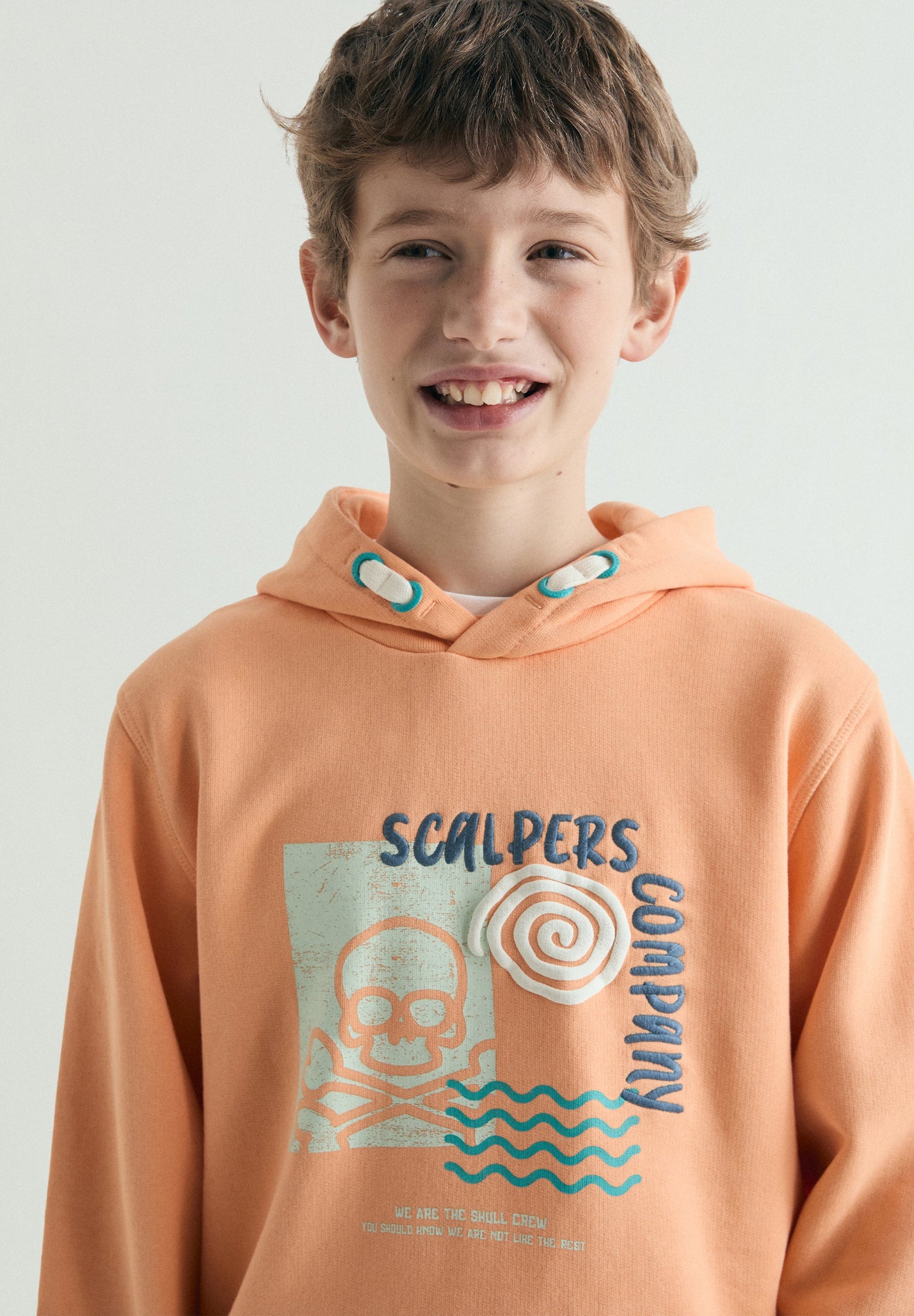 SKULL PRINT HOODIE