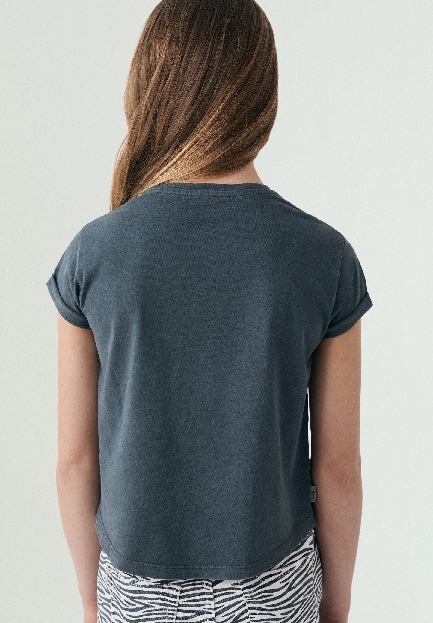 ANIMAL PRINT SKULL T-SHIRT