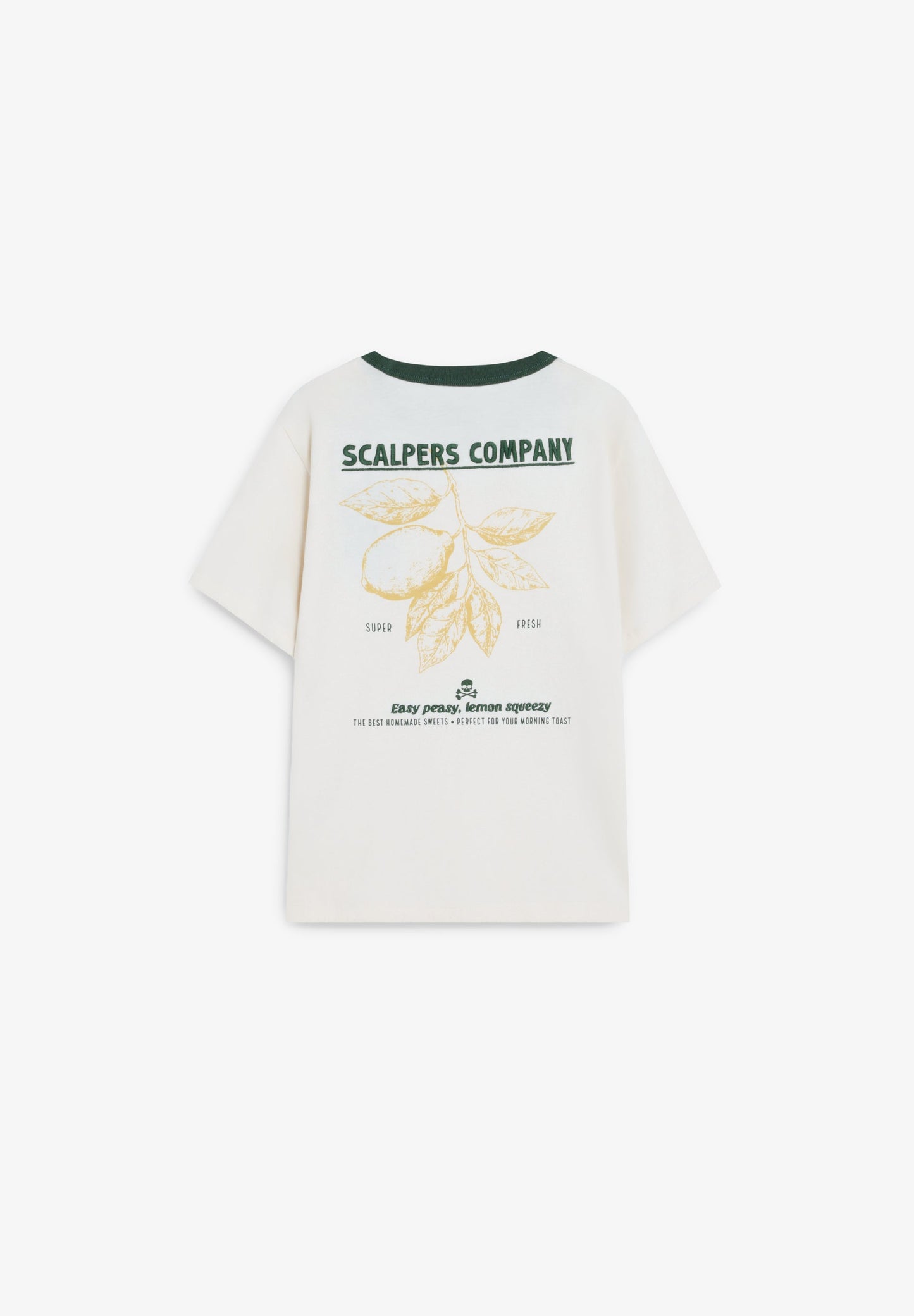CONTRAST COLLAR T-SHIRT