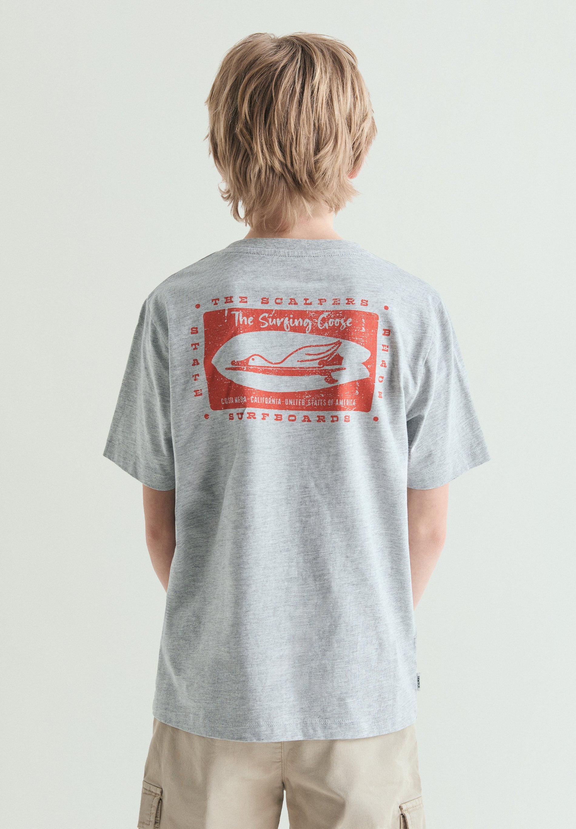 THE SURFING GOOSE PRINT T-SHIRT