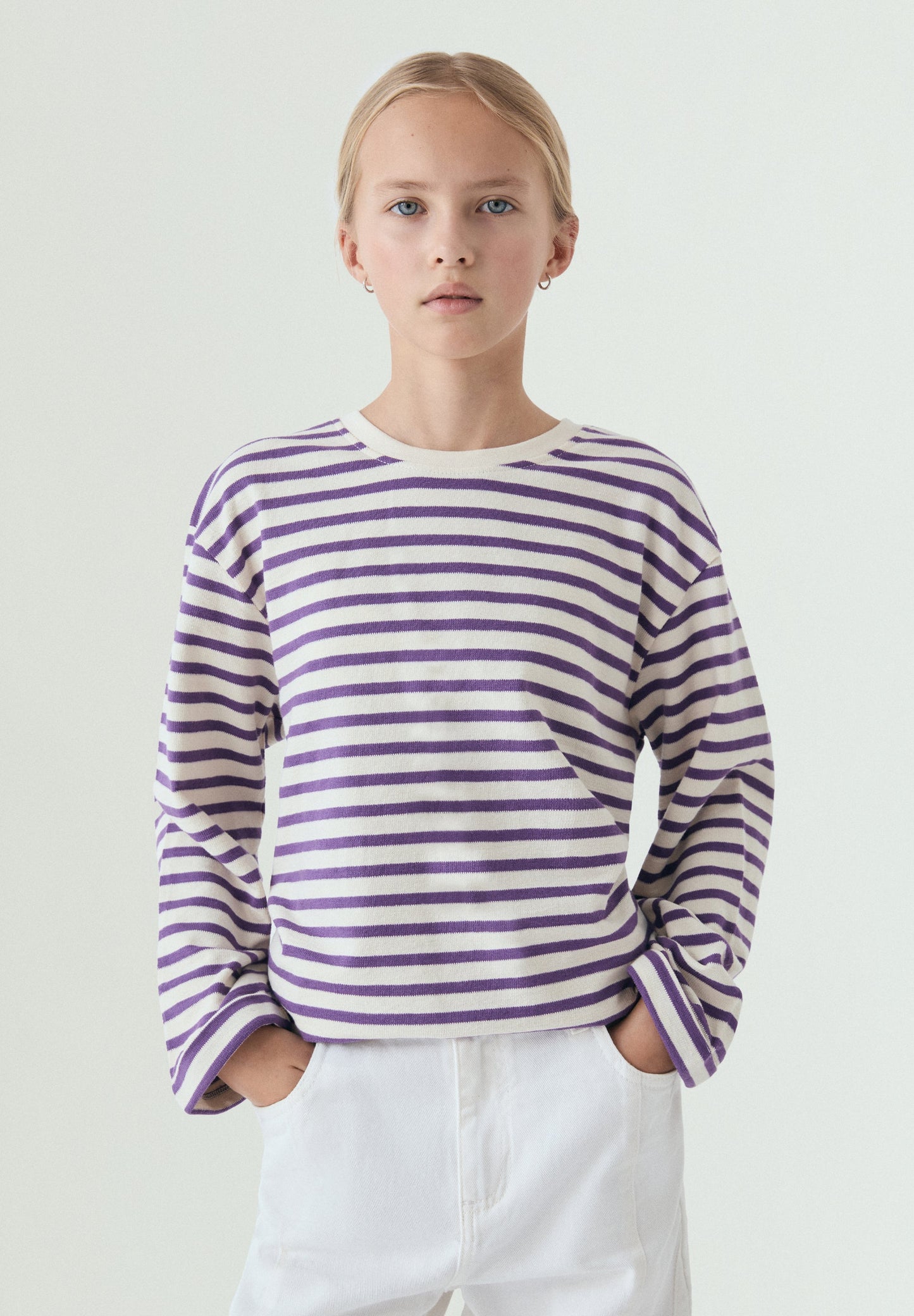 SKULL AND STRIPES T-SHIRT