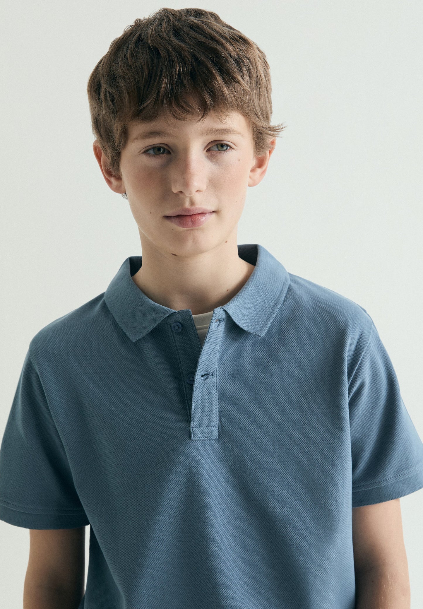 POLO SHIRT WITH CONTRAST EMBROIDERED SKULL