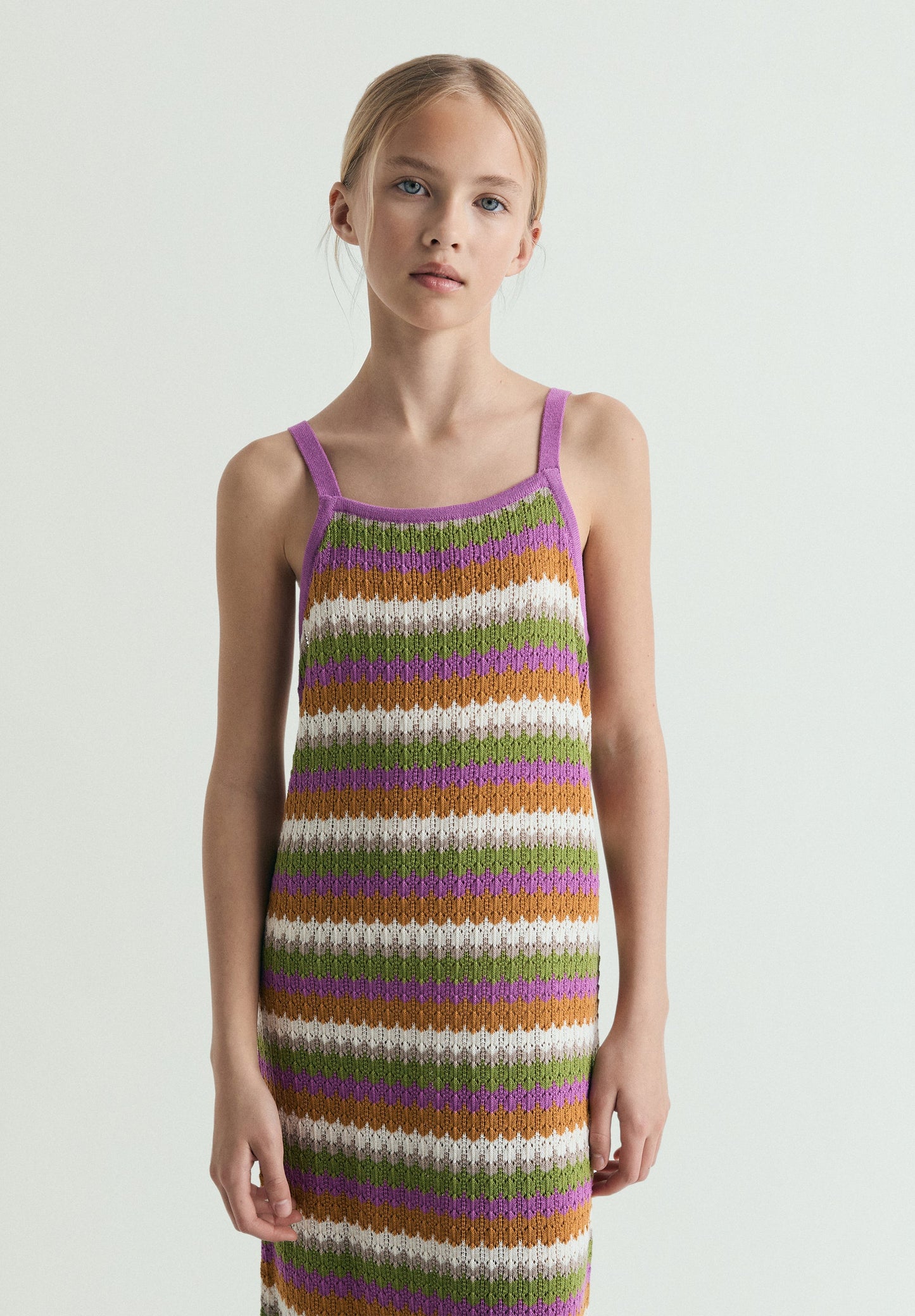 FINE KNIT MIDI DRESS