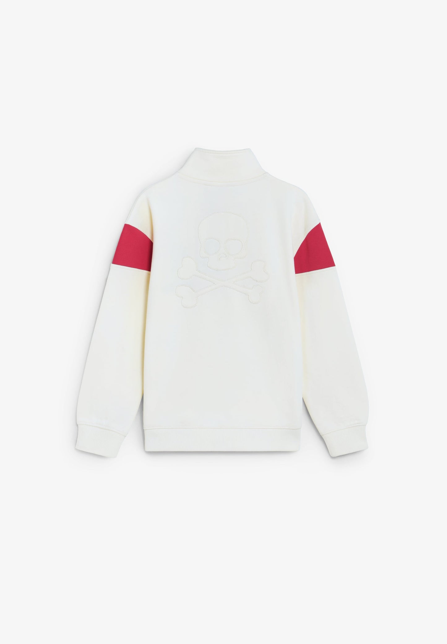 HIGH NECK ZIP-UP SWEATSHIRT