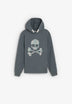 PRINTED SKULL DETAIL HOODIE