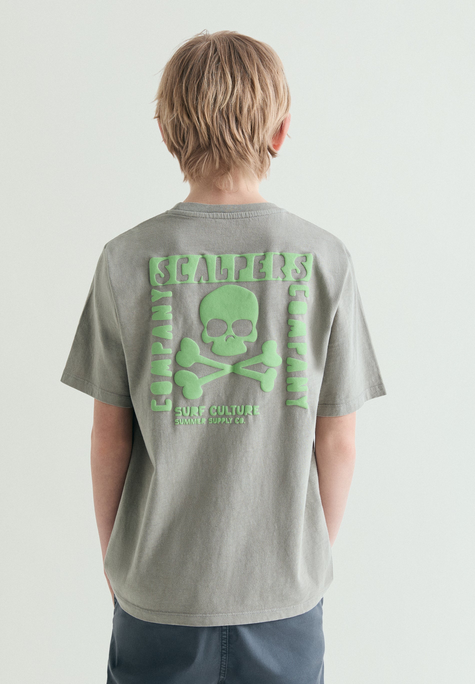 PRINTED SKULL T-SHIRT