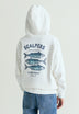 SARDINE PRINT HOODIE