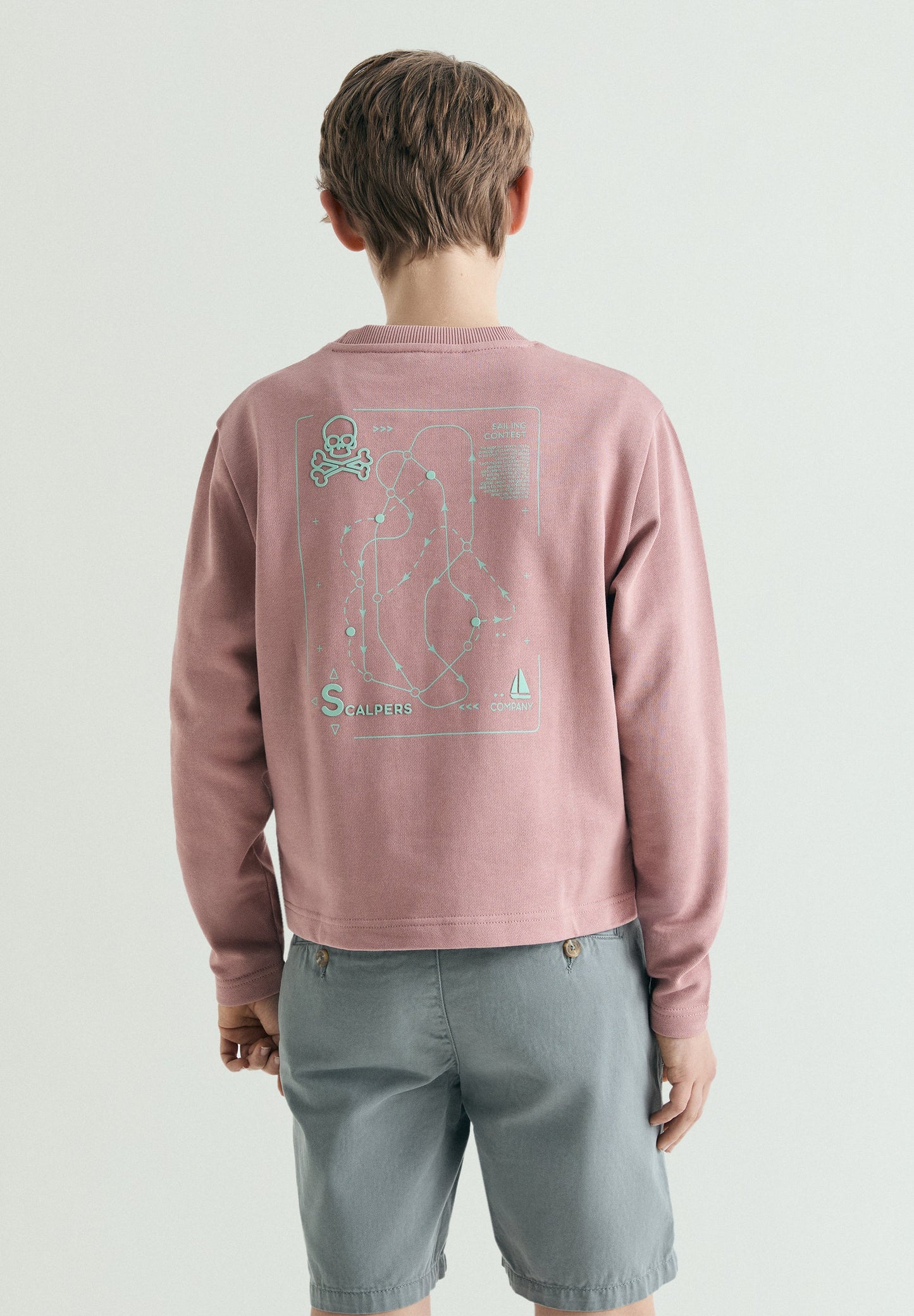 SWEATSHIRT WITH BACK PRINT