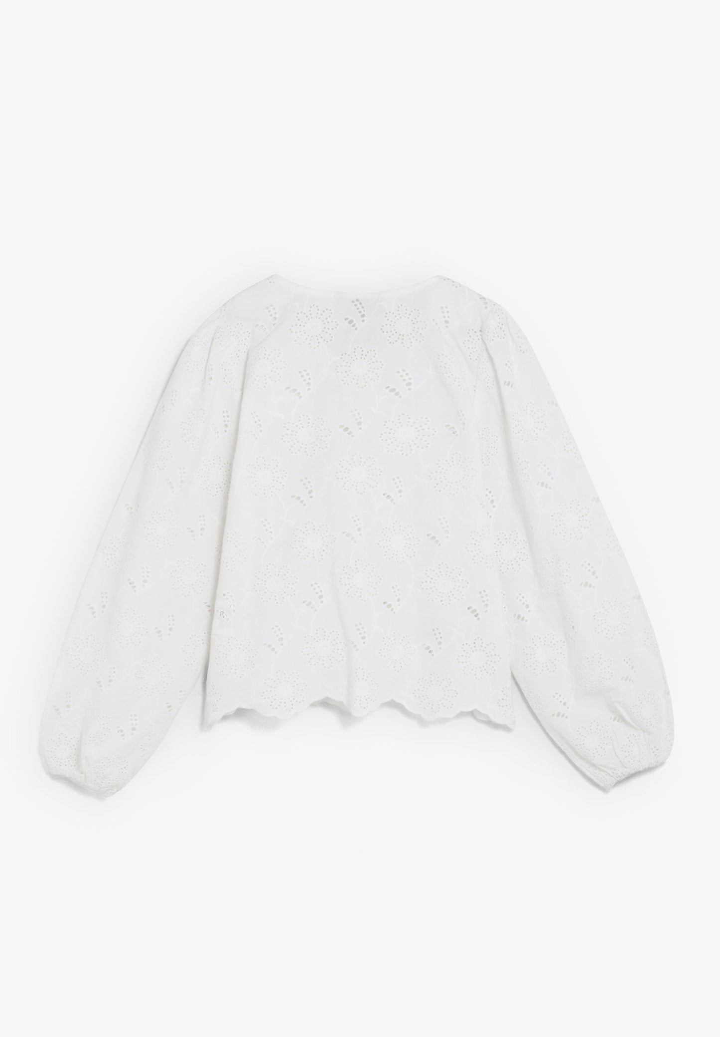 SCPOPLIN EMB BLOUSE GIRLS