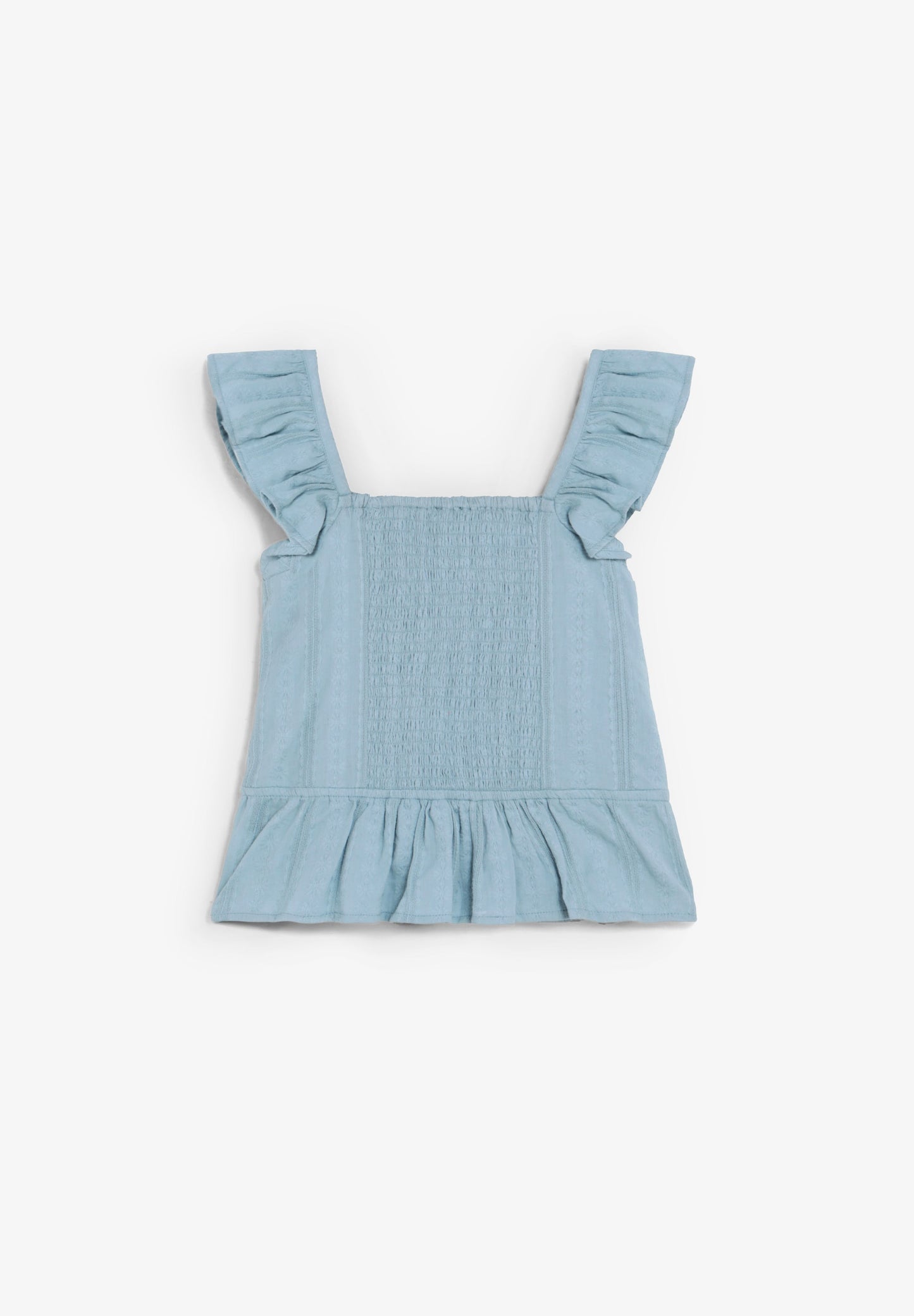 BLUSA VOLANTES FRUNCIDA - Scalpers