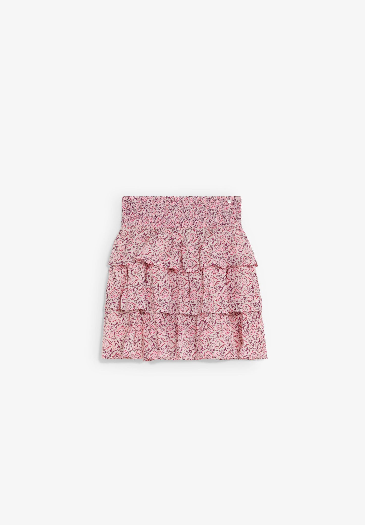 MULTICOLOUR RUFFLE SKIRT