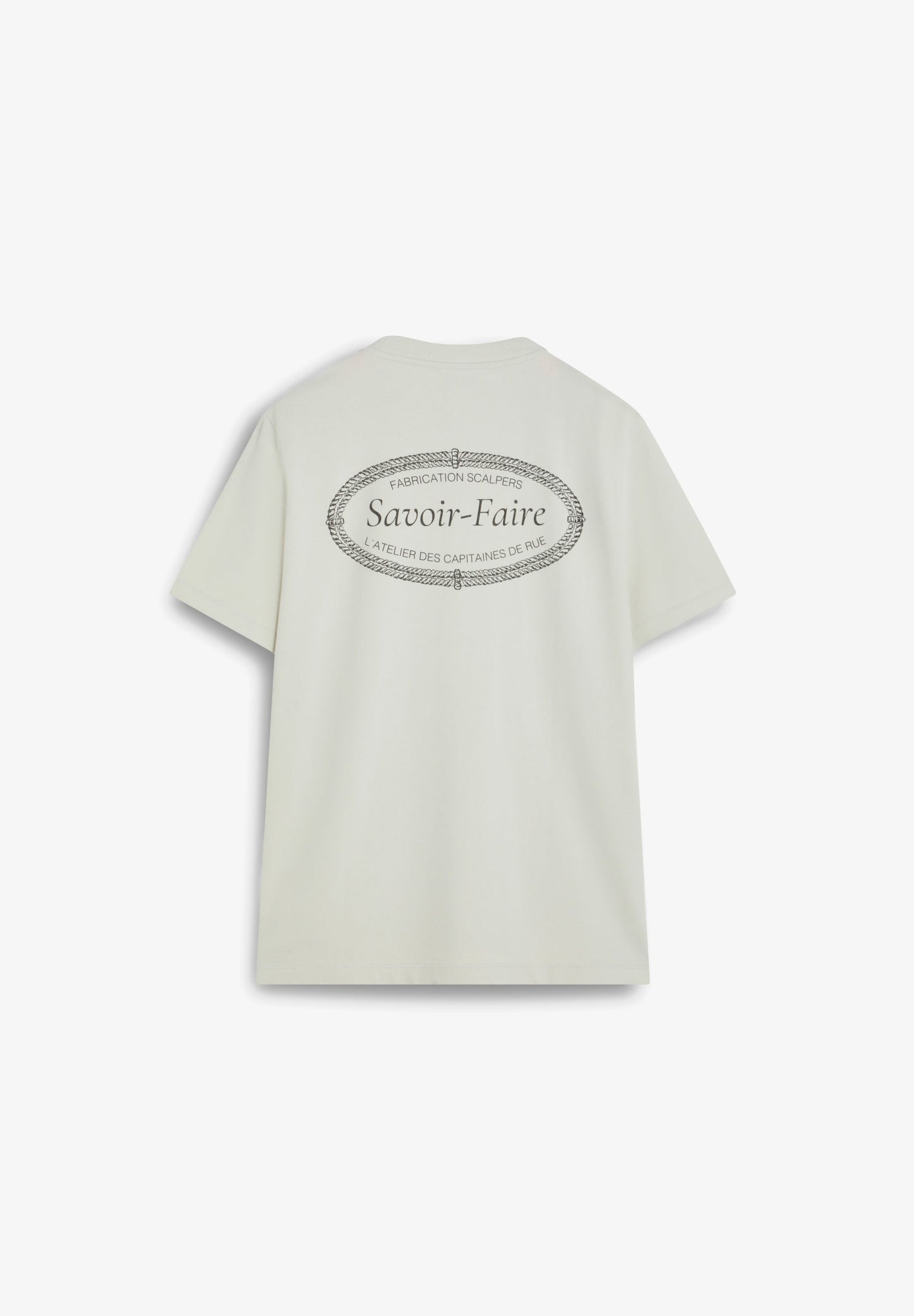 RELAXED CONTRAST EMBROIDERED T-SHIRT