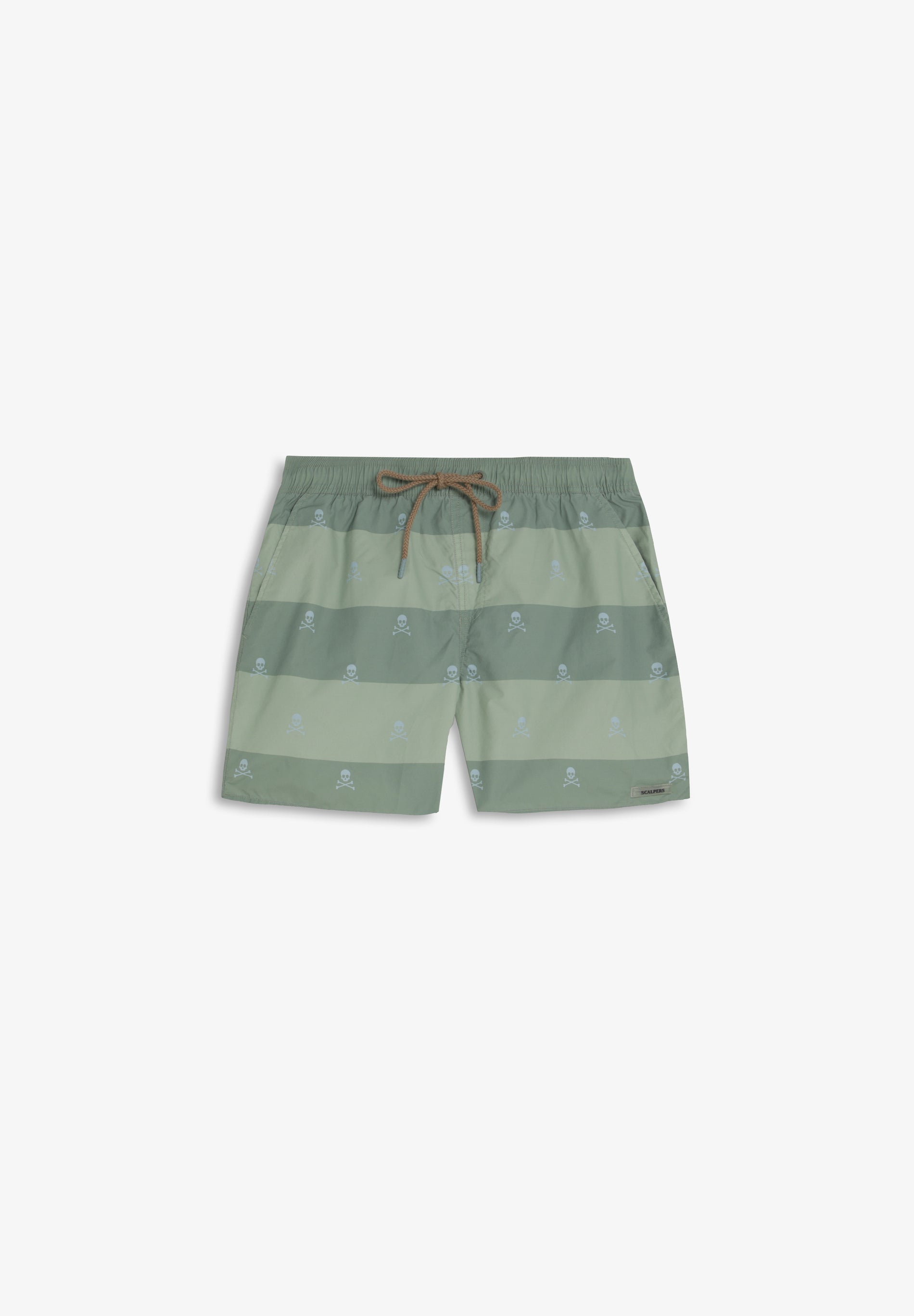 SCSKULL STRIPES SWIMSUIT