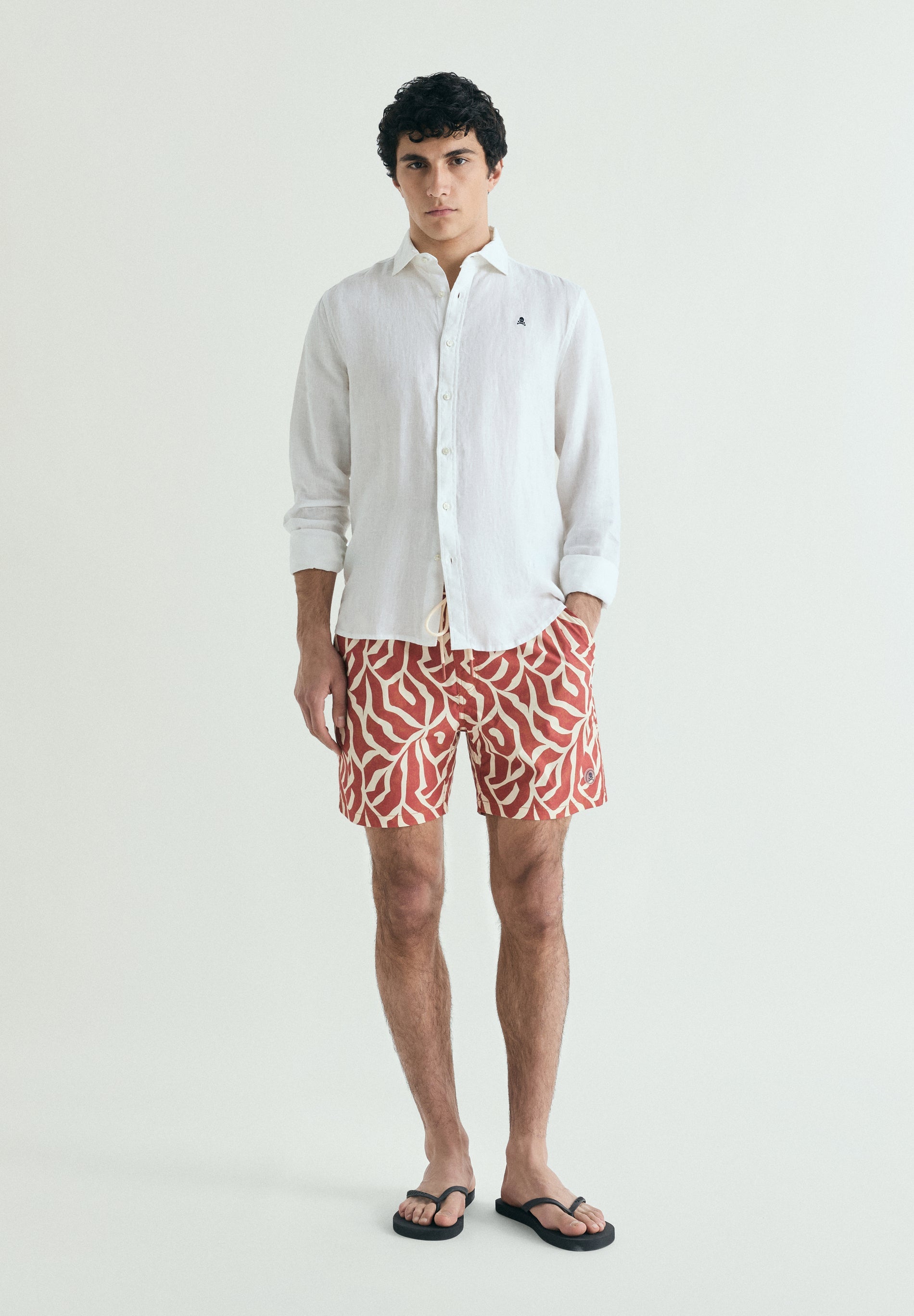 PRINTED SWIMMING TRUNKS