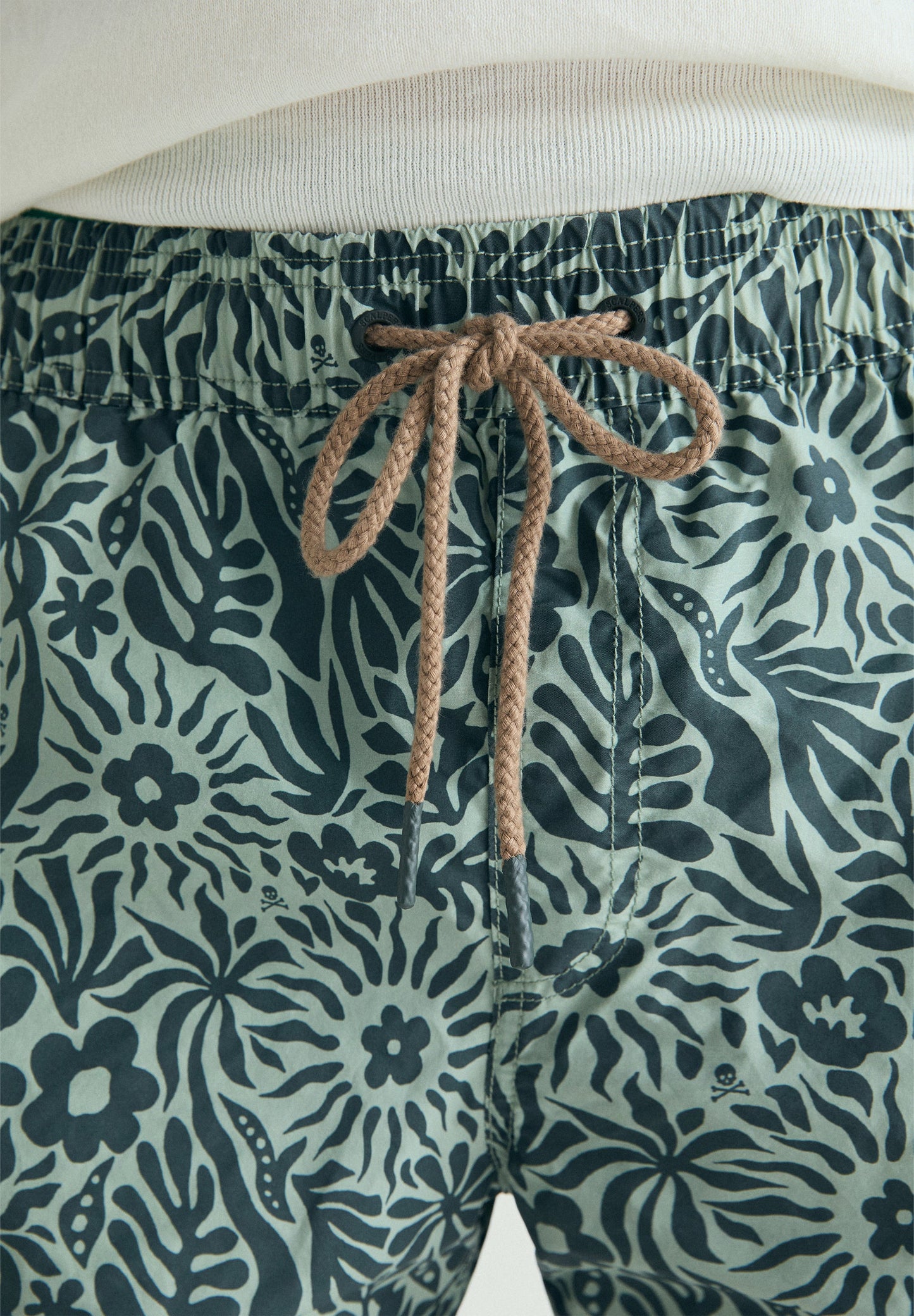 SCSKULL FLOWERS SWIMSUIT