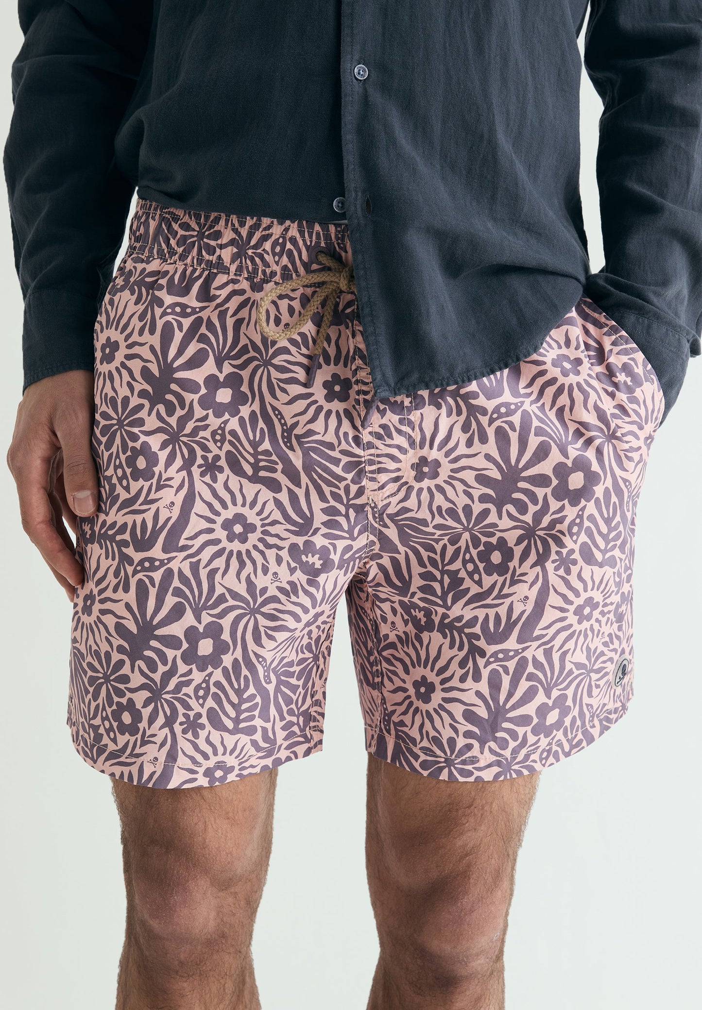 SCSKULL FLOWERS SWIMSUIT