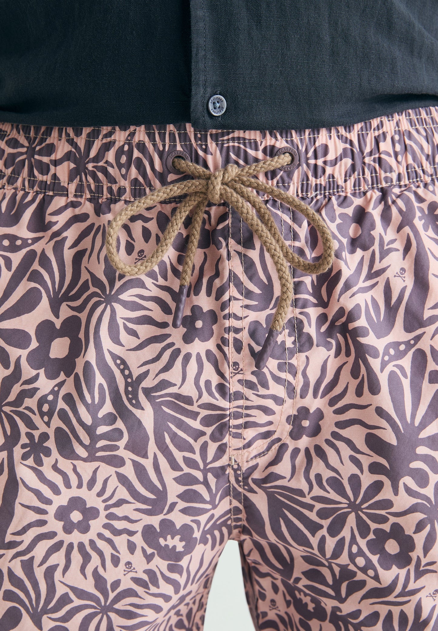SCSKULL FLOWERS SWIMSUIT