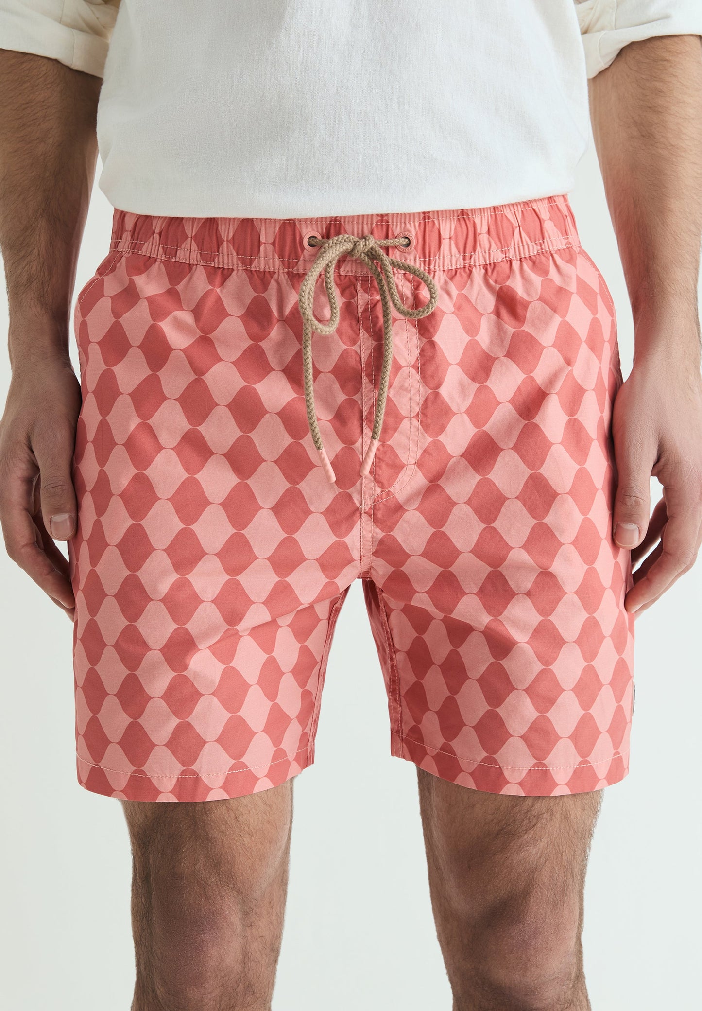 DIAMOND PATTERN SWIMMING TRUNKS