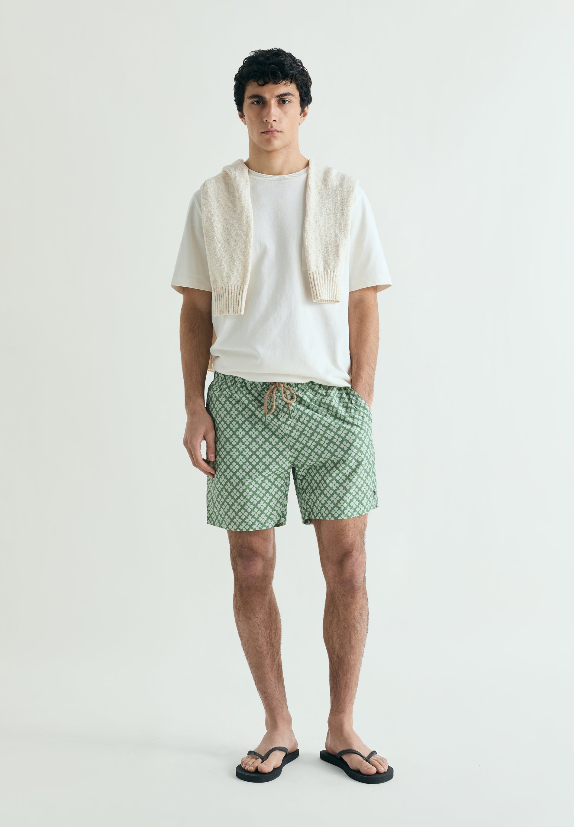 PRINTED SWIMMING TRUNKS