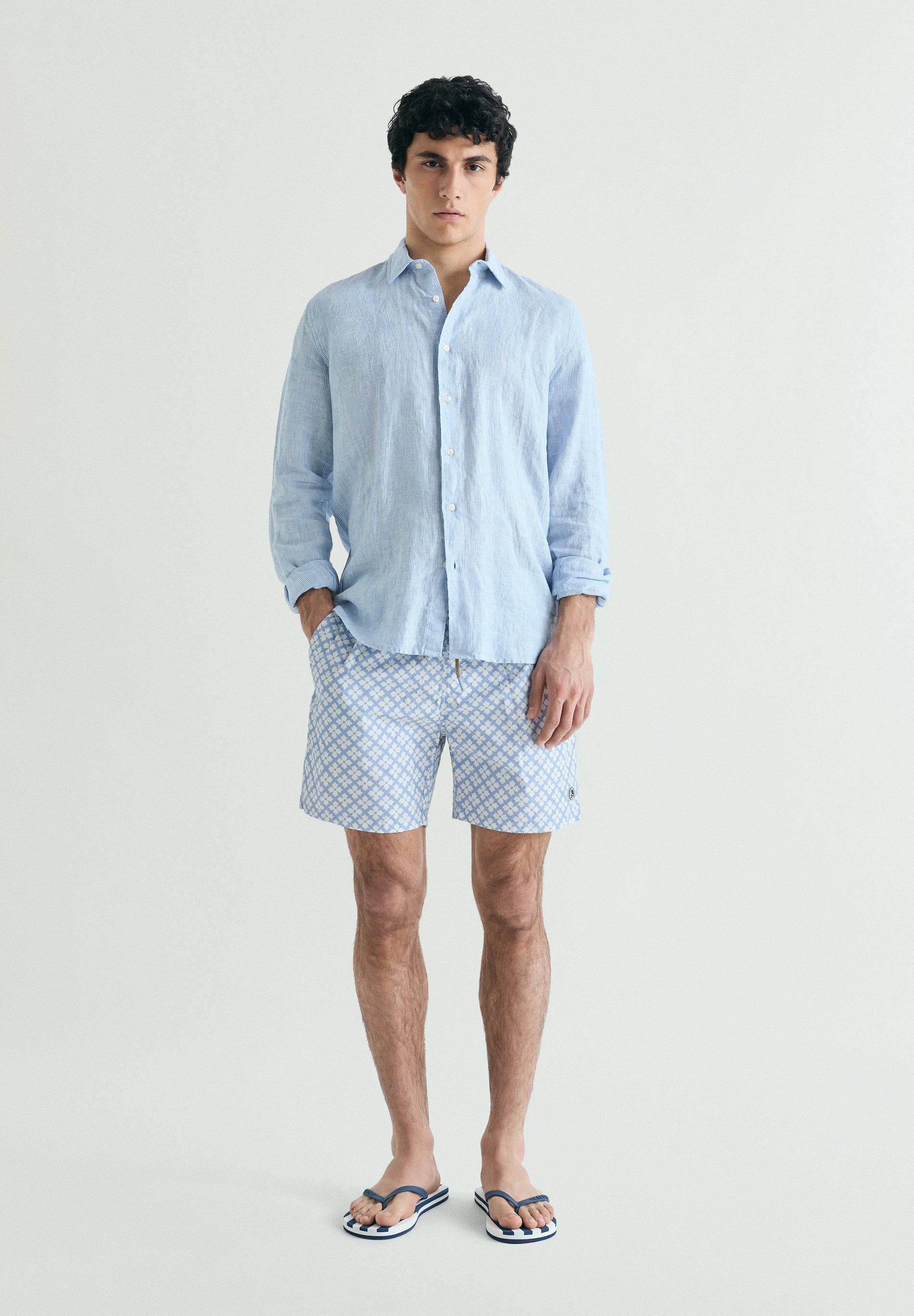 PRINTED SWIMMING TRUNKS