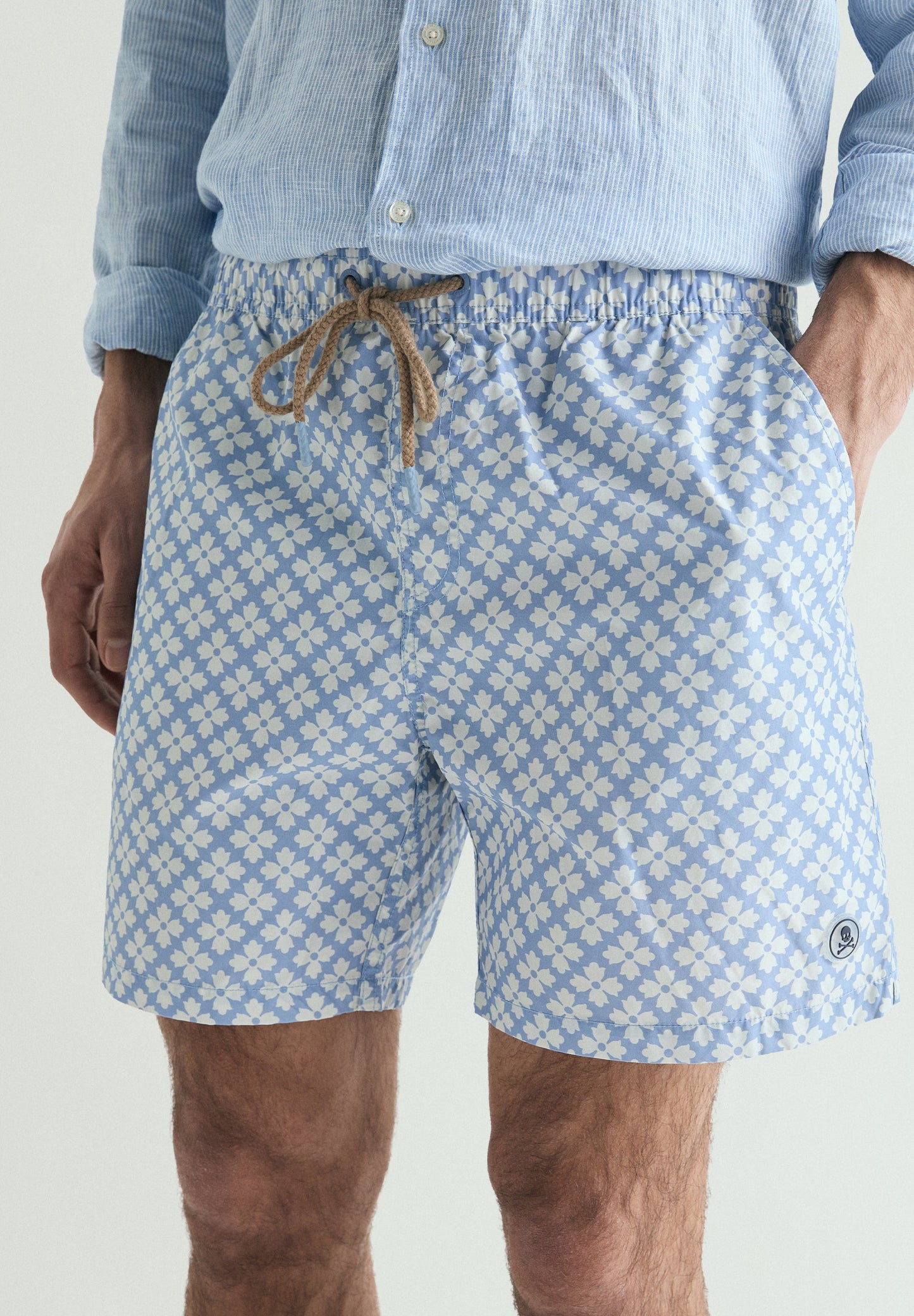 PRINTED SWIMMING TRUNKS