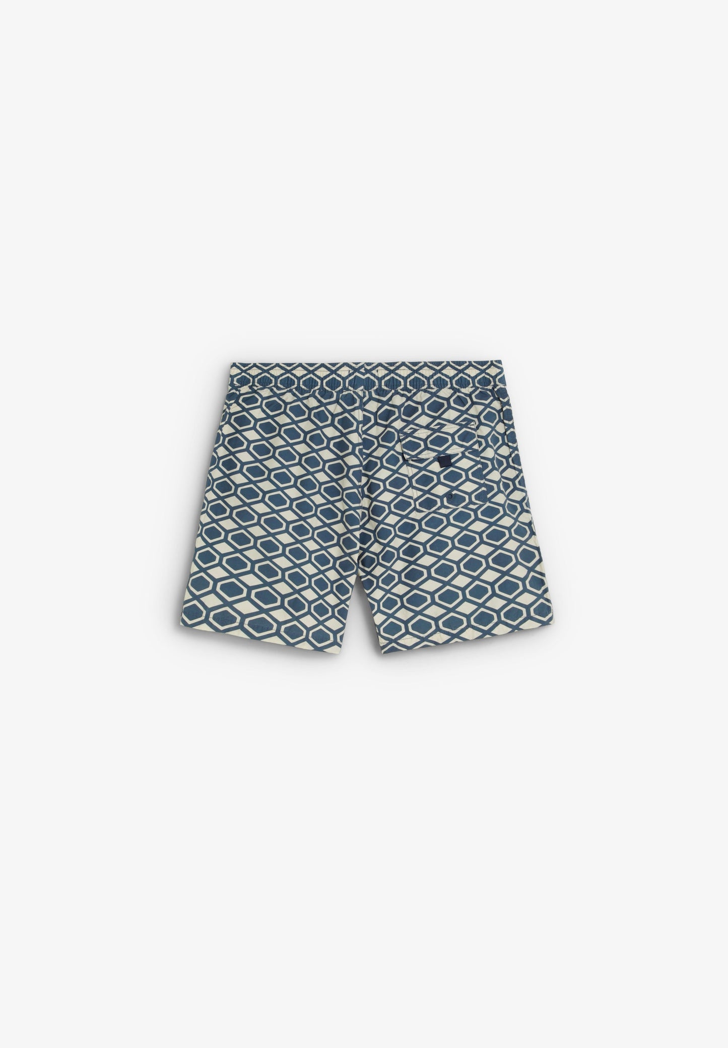 GEOMETRIC PRINT SWIMMING TRUNKS
