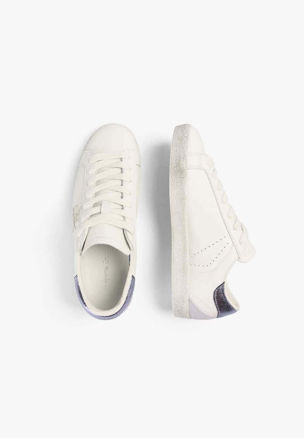 ZAPATILLA PIEL CONTRASTE METALIZADO - Scalpers