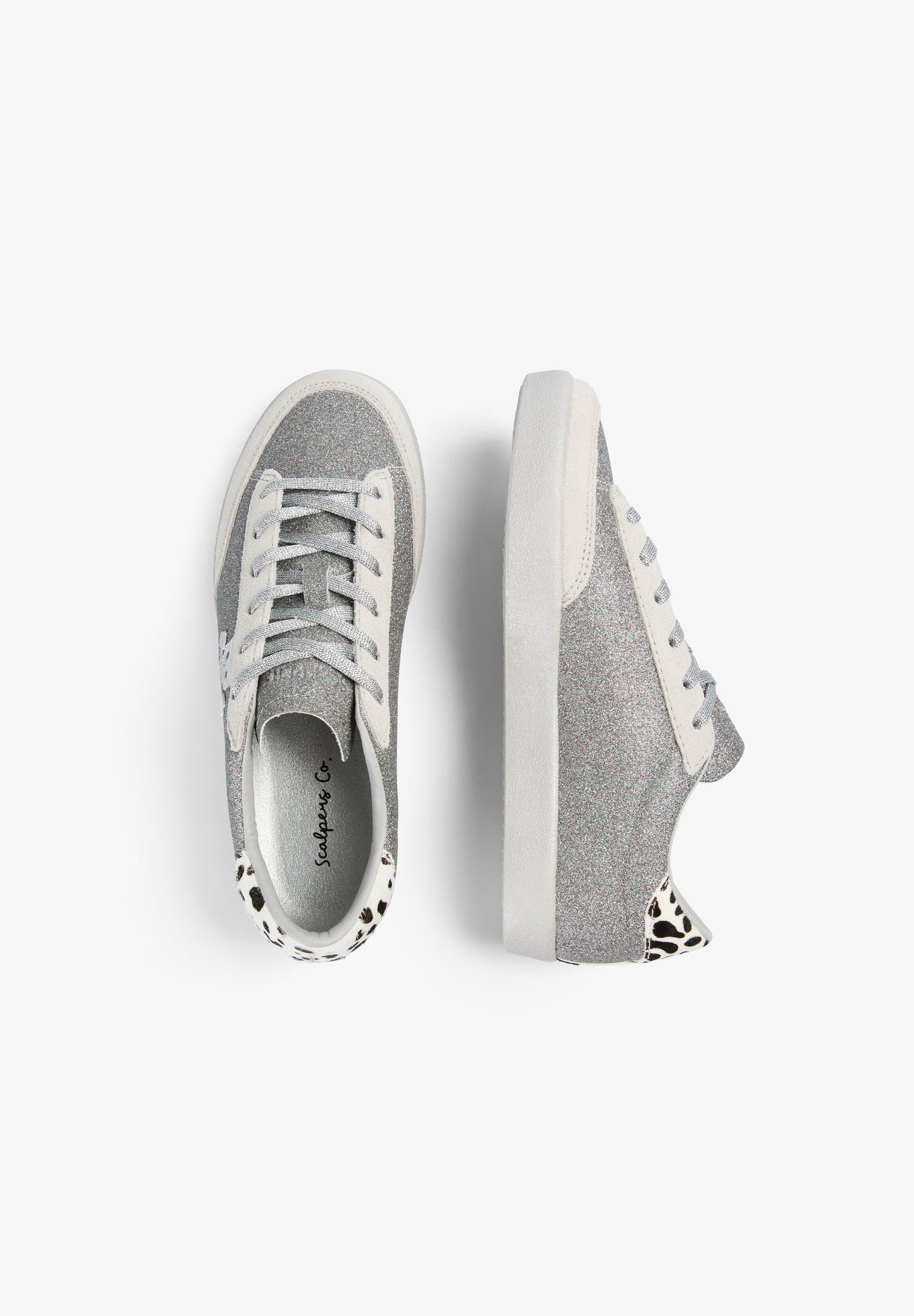 GLITTER ANIMAL PRINT SNEAKERS