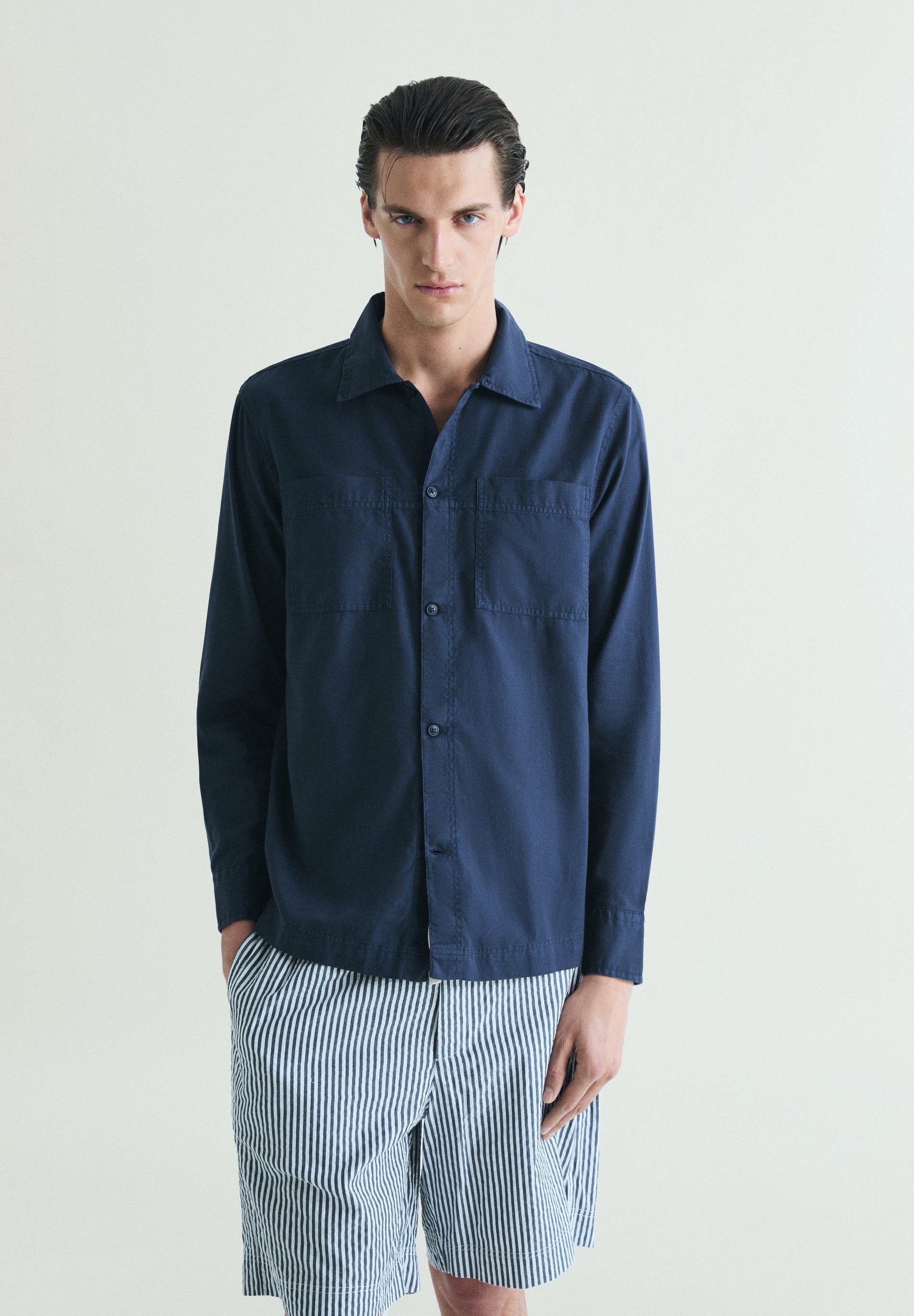 REGULAR FIT SHIRT WITH POCKETS